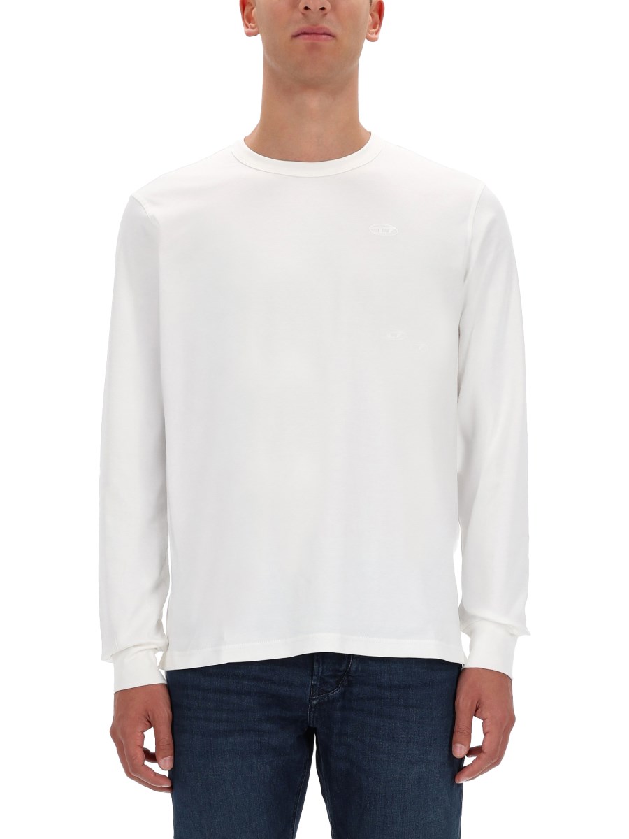 T-SHIRT CON LOGO RICAMATO