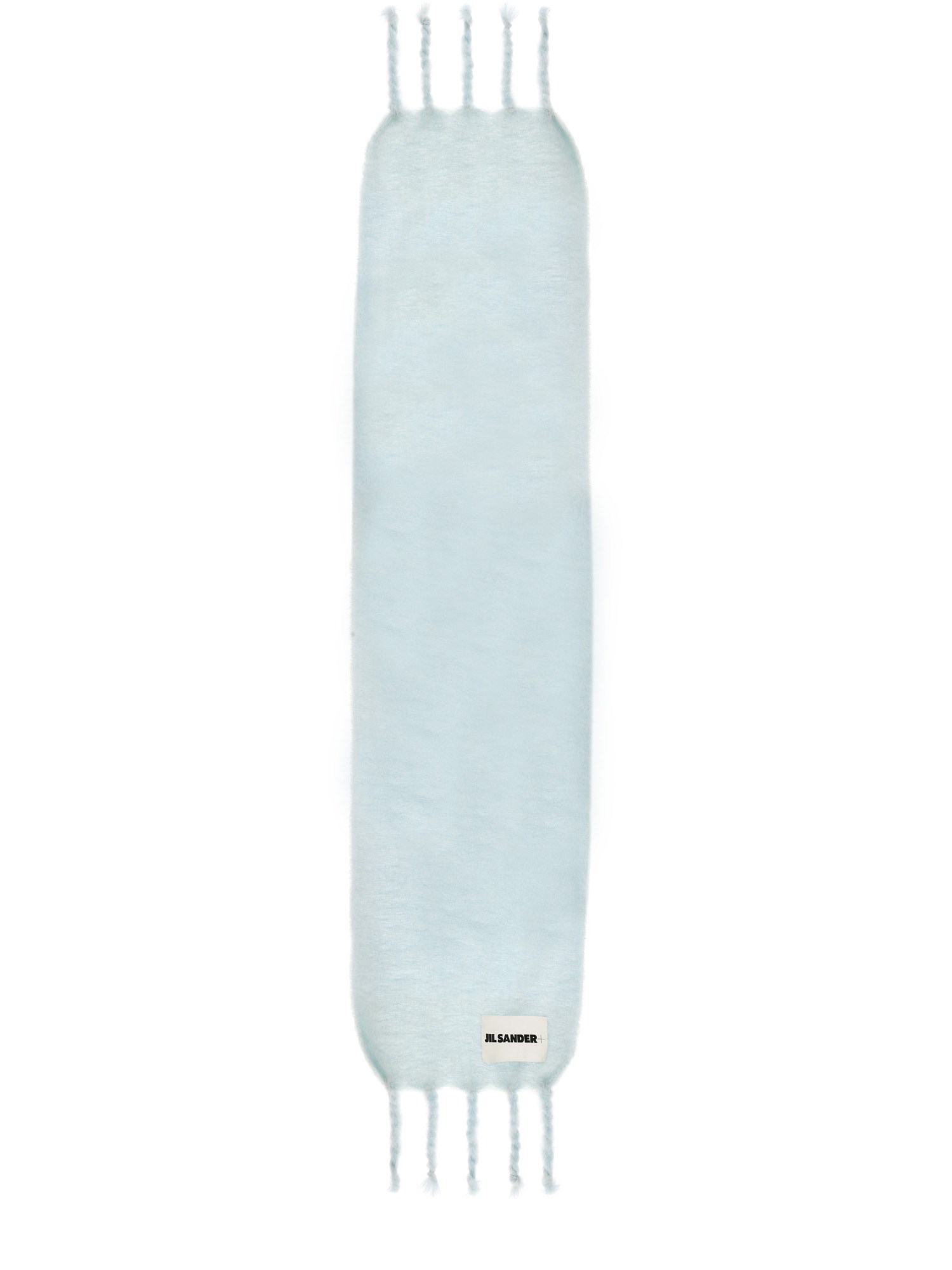 Jil Sander Scarf With Logo In Blue