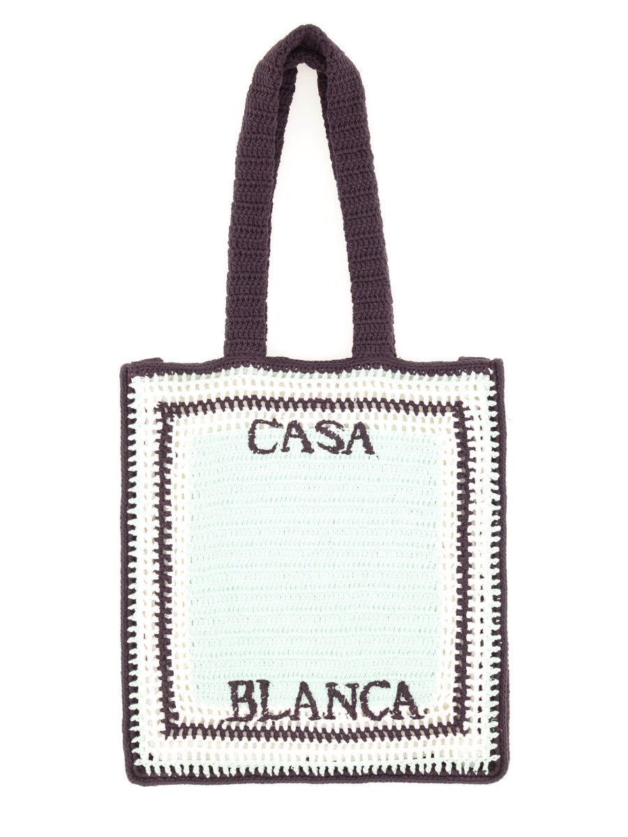 BORSA ALL'UNCINETTO CON LOGO