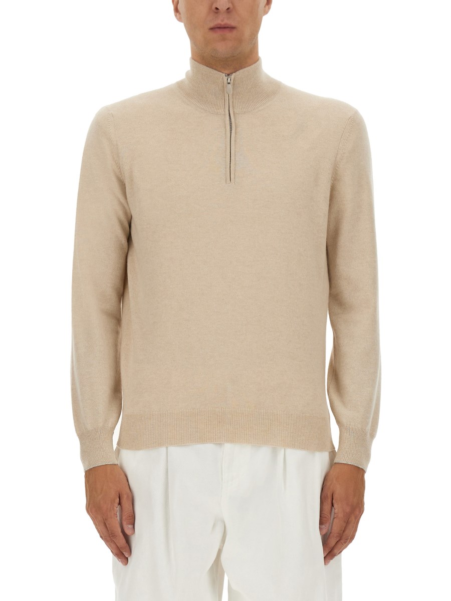 MAGLIA A COLLO ALTO IN CASHMERE
