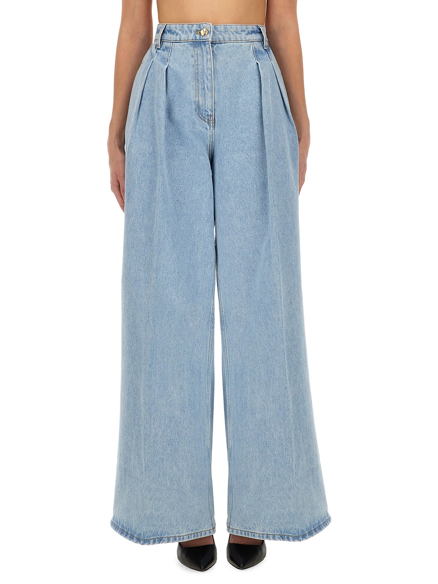 nina ricci wide jeans