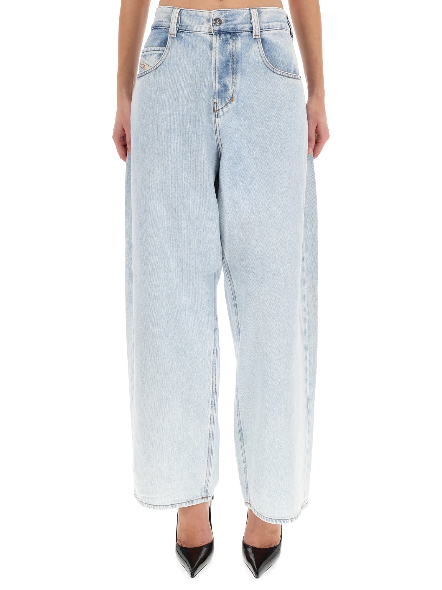 Diesel "1997 D-enim-m" Jeans In Black