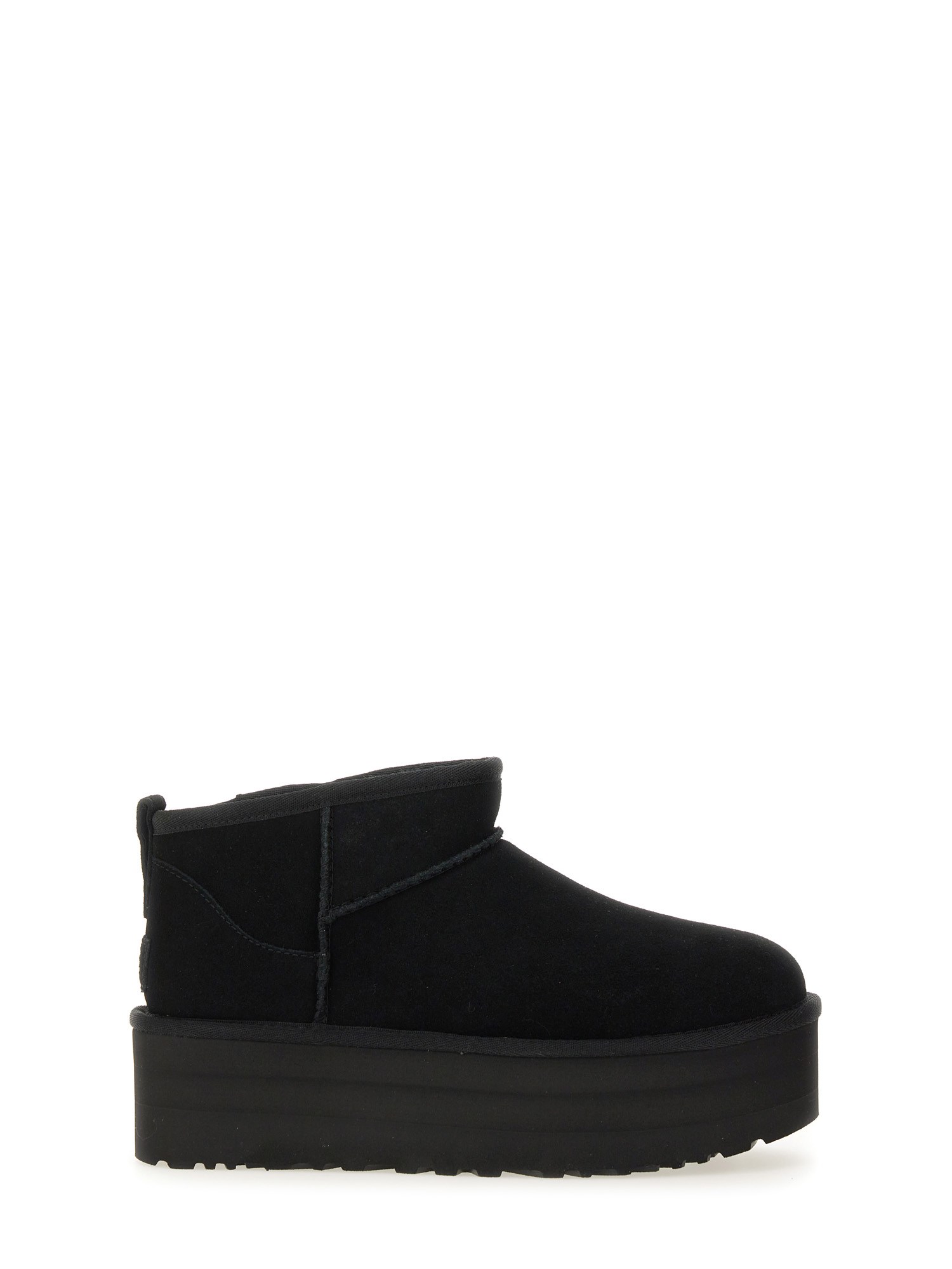 Ugg Stivale Classic Ultra Mini Con Plateau In Black