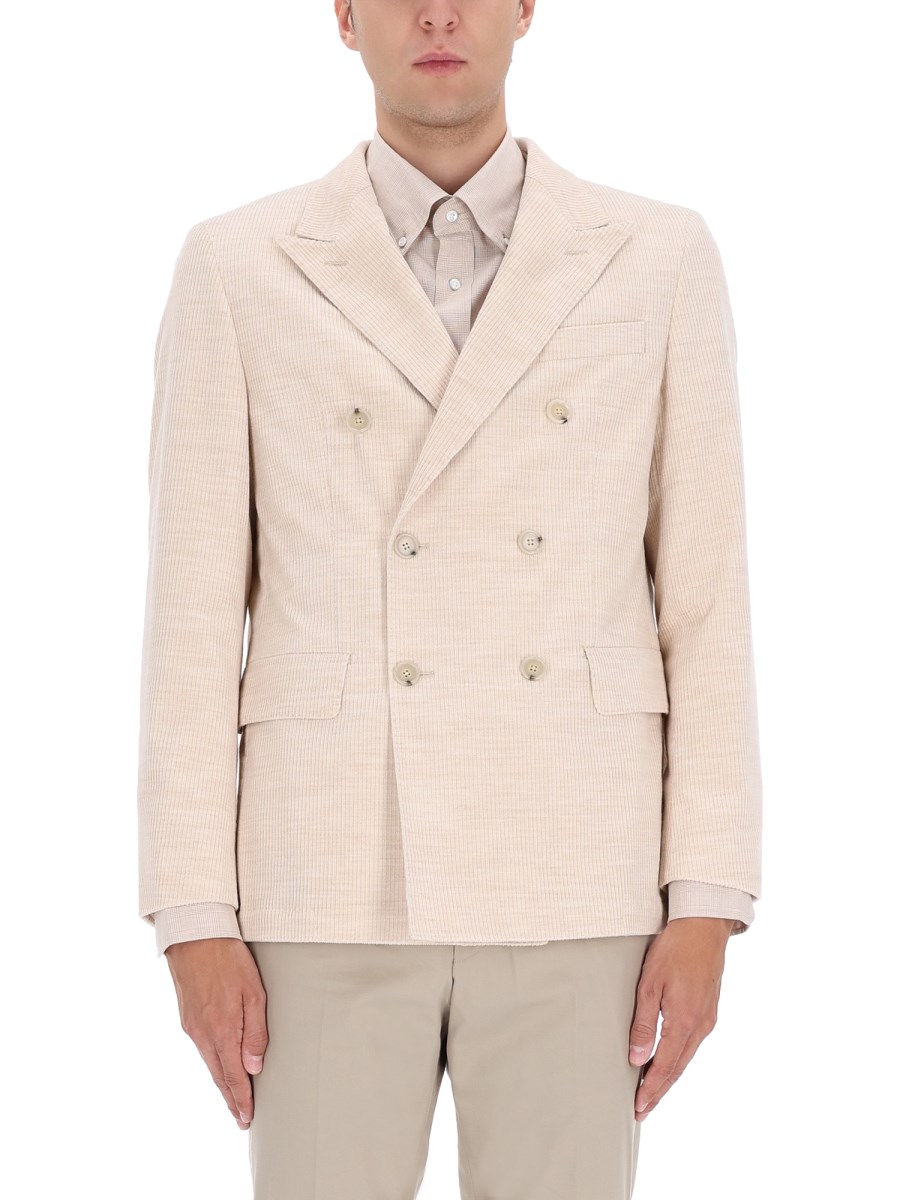 BLAZER IN VELLUTO A COSTE