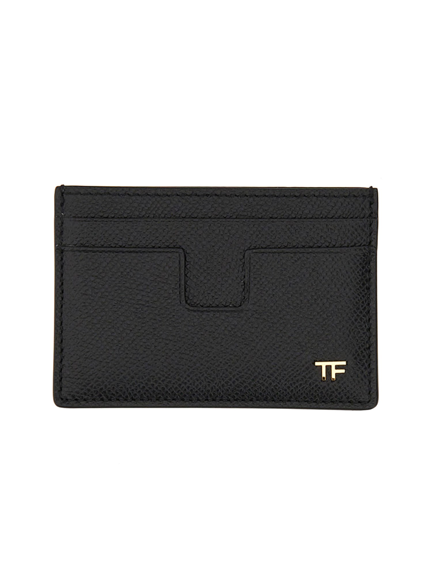 Tom Ford T Line Card Holder In Black