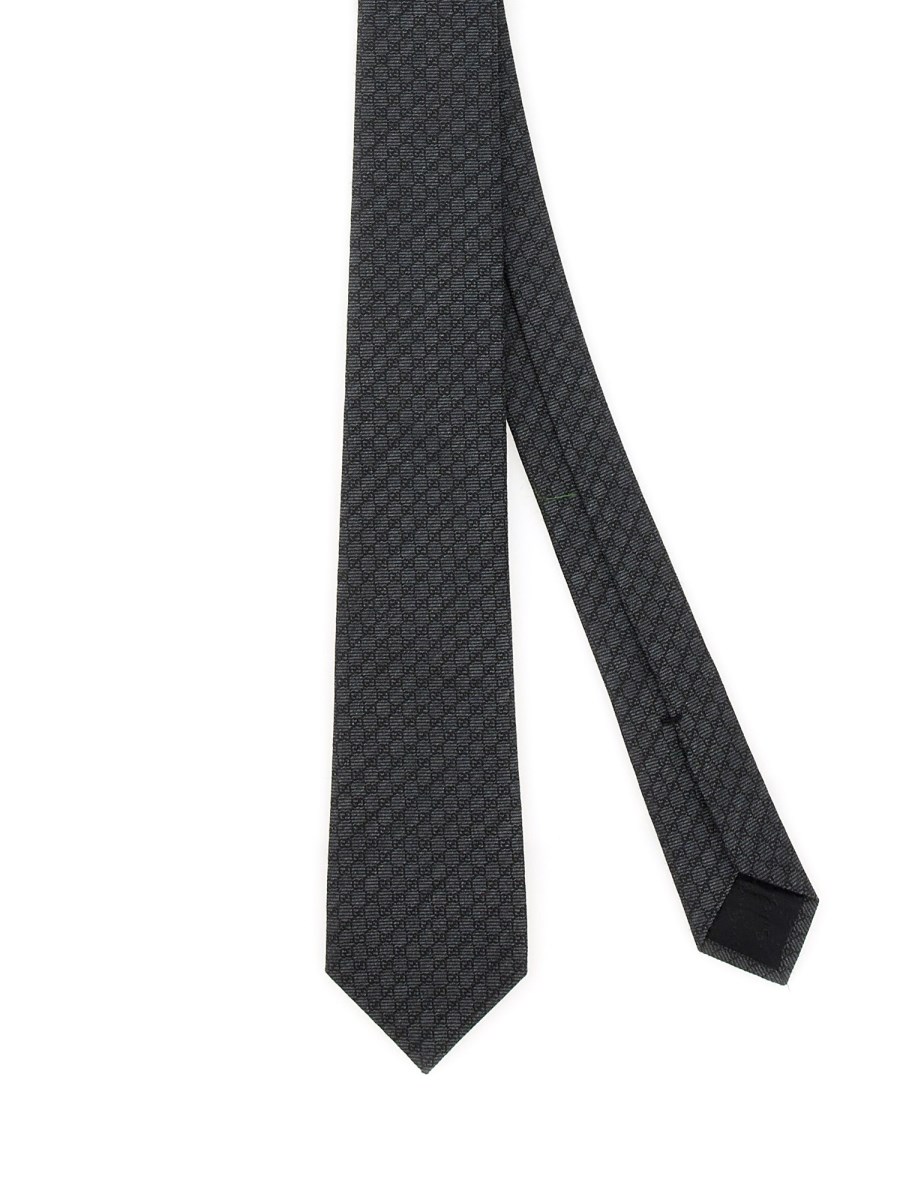 CRAVATTA JACQUARD CON INCROCIO GG