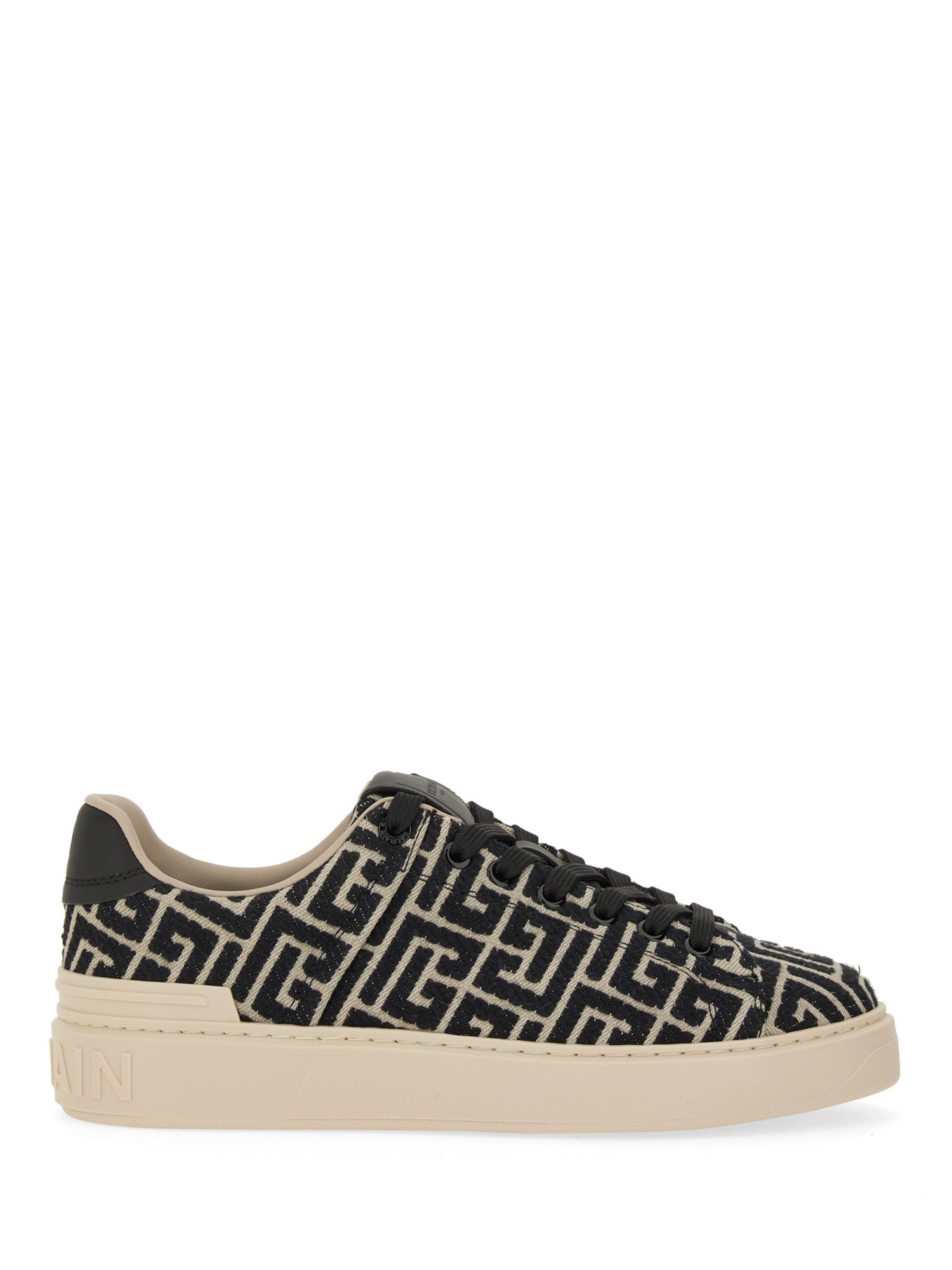 Balmain "b-court" Sneaker In Black