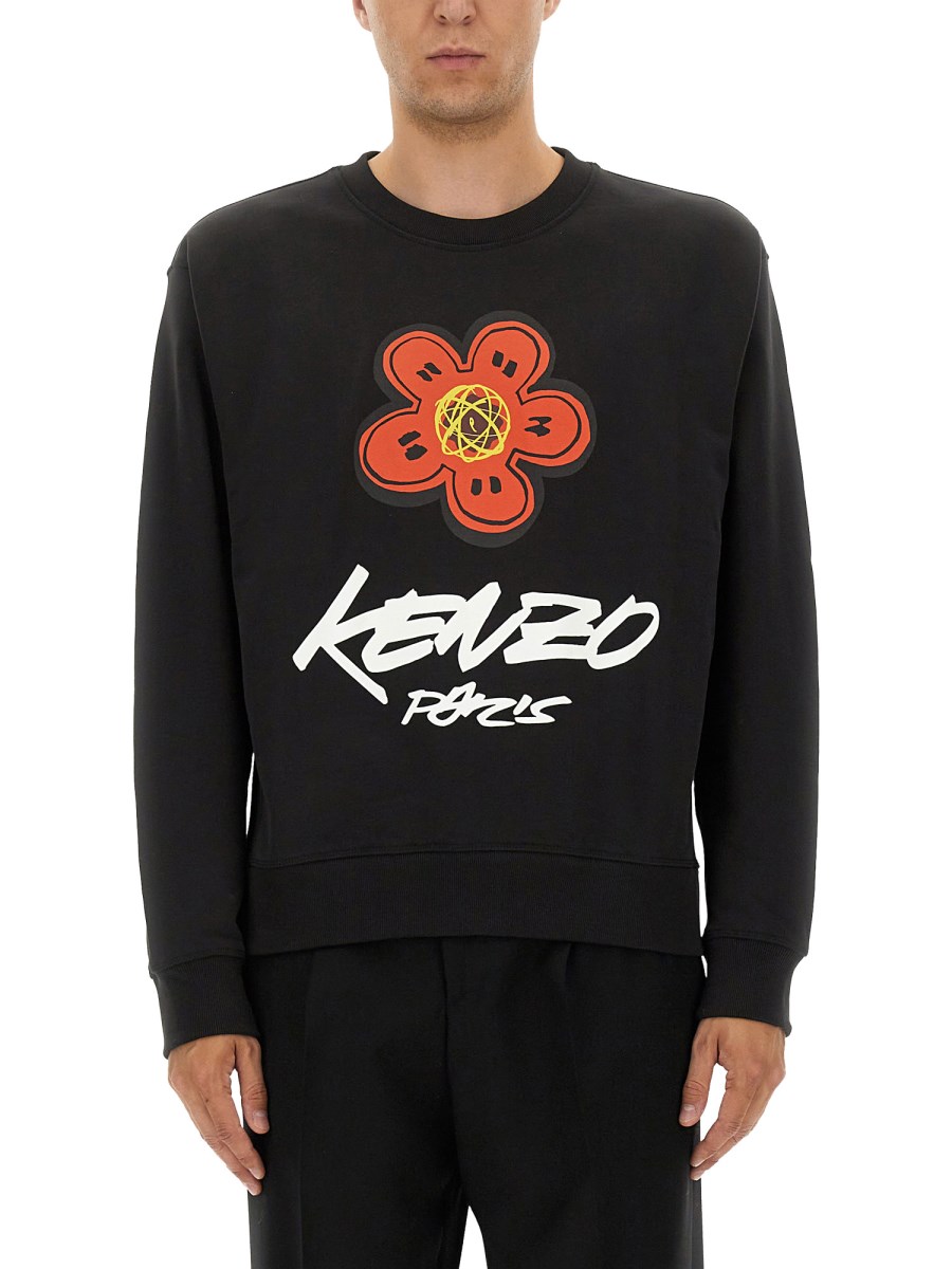 FELPA IN COTONE KENZO X FUTURA 2000