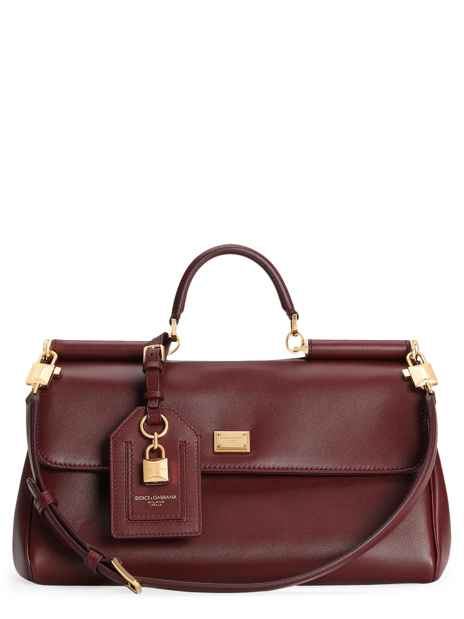 Dolce & Gabbana "my Sicily" Handbag In Burgundy