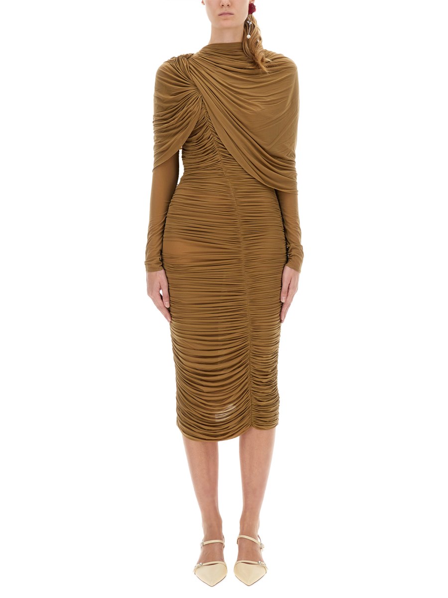 ABITO MIDI DRAPPEGGIATO