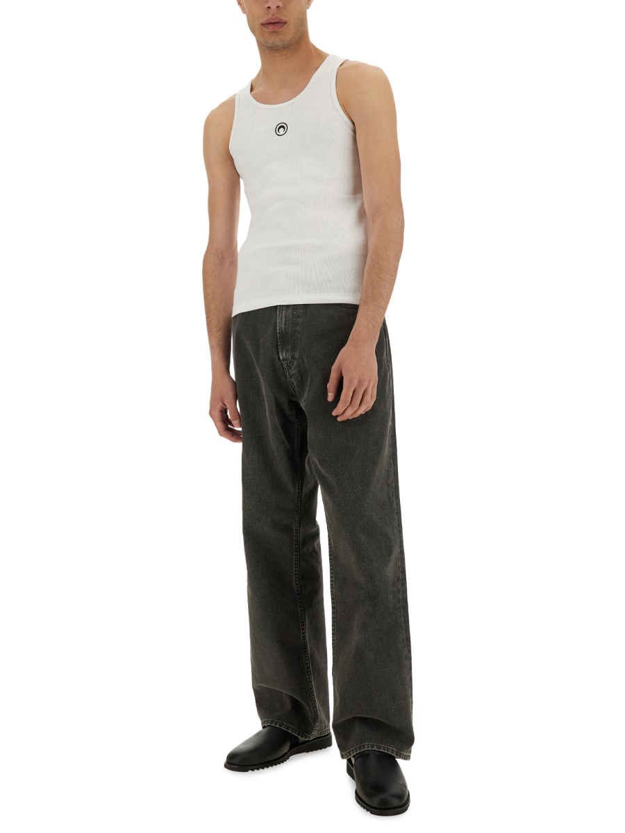 TANK TOP A COSTINE CON LOGO MOON 