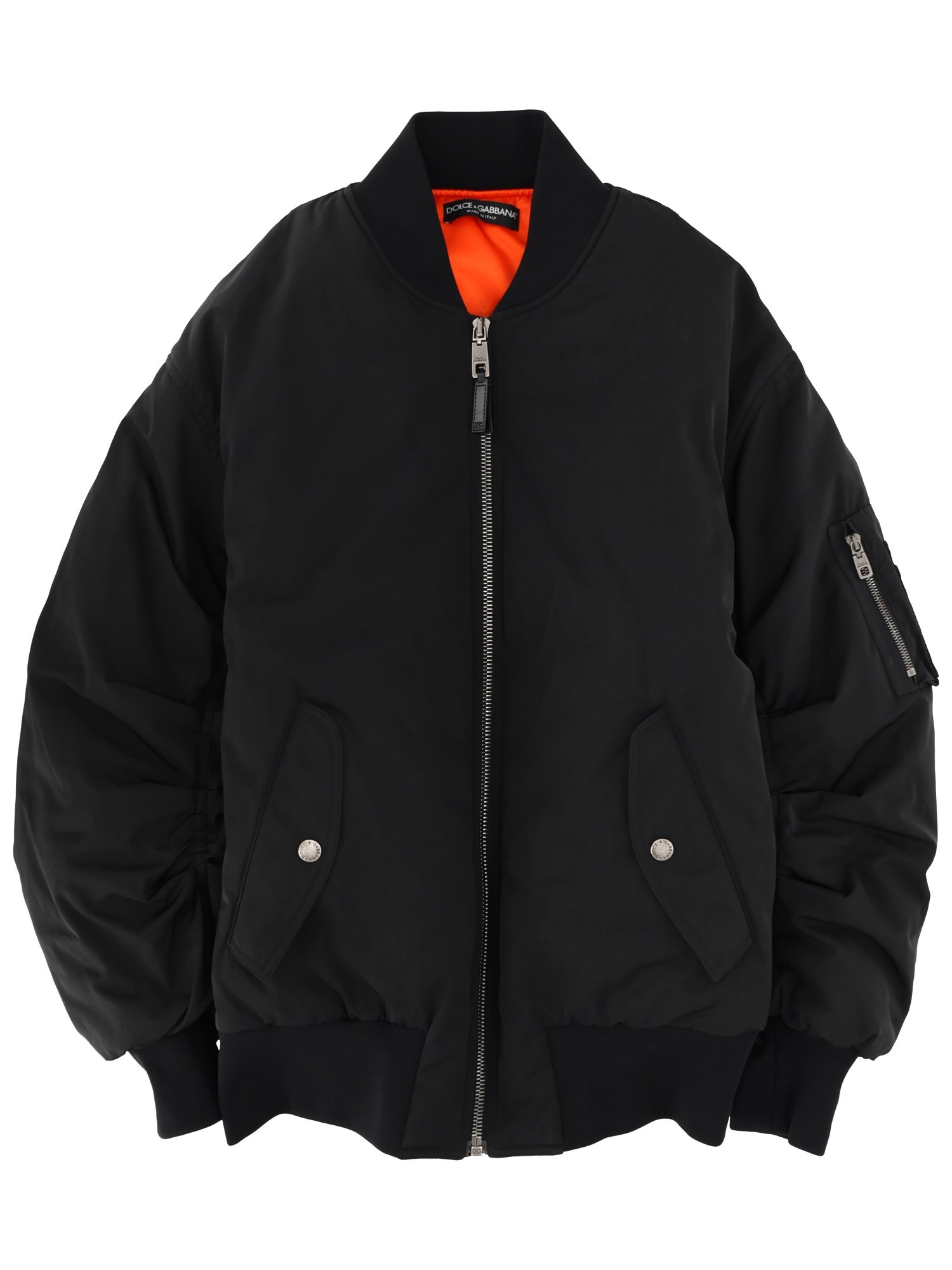 Dolce & Gabbana Bomber Jacket In Black