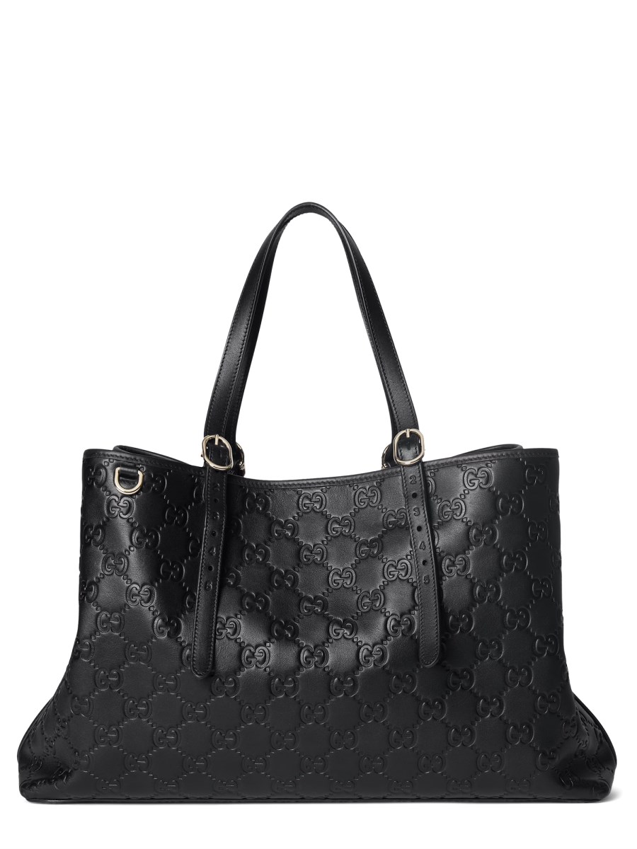 BORSA SHOPPING GG EMBLEM LARGE