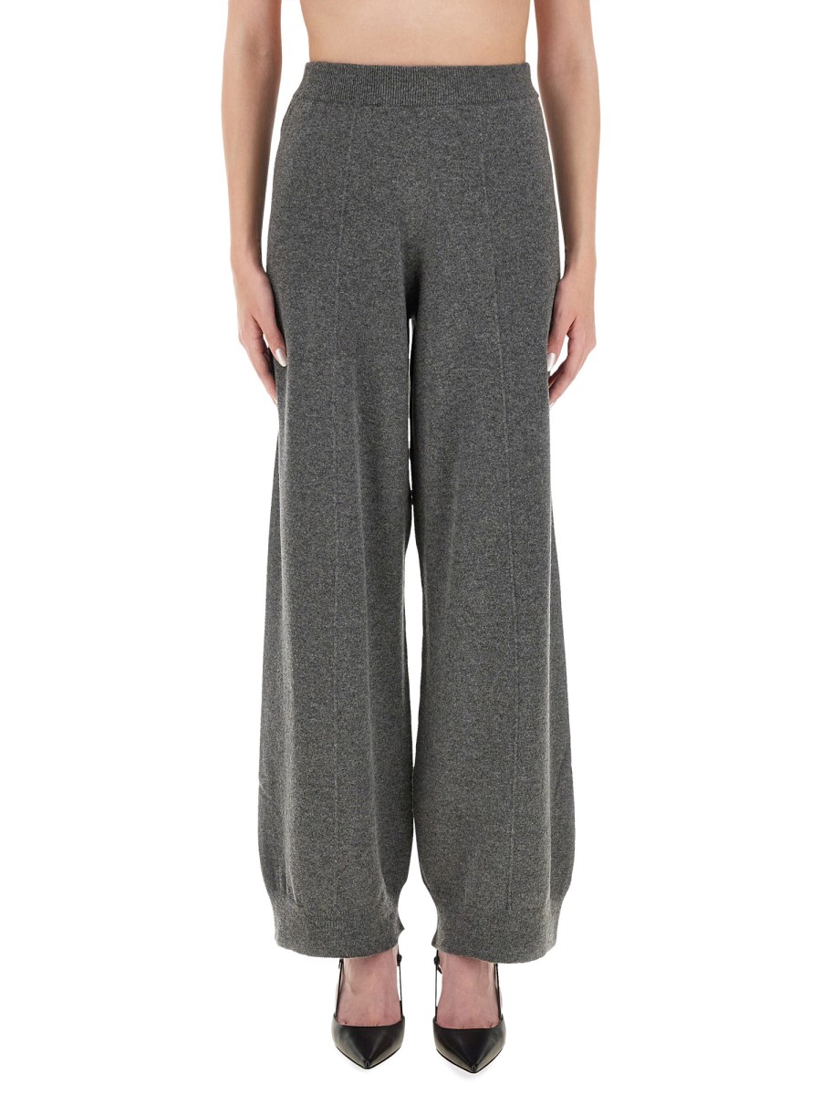 PANTALONE IN LANA, SETA E CASHMERE