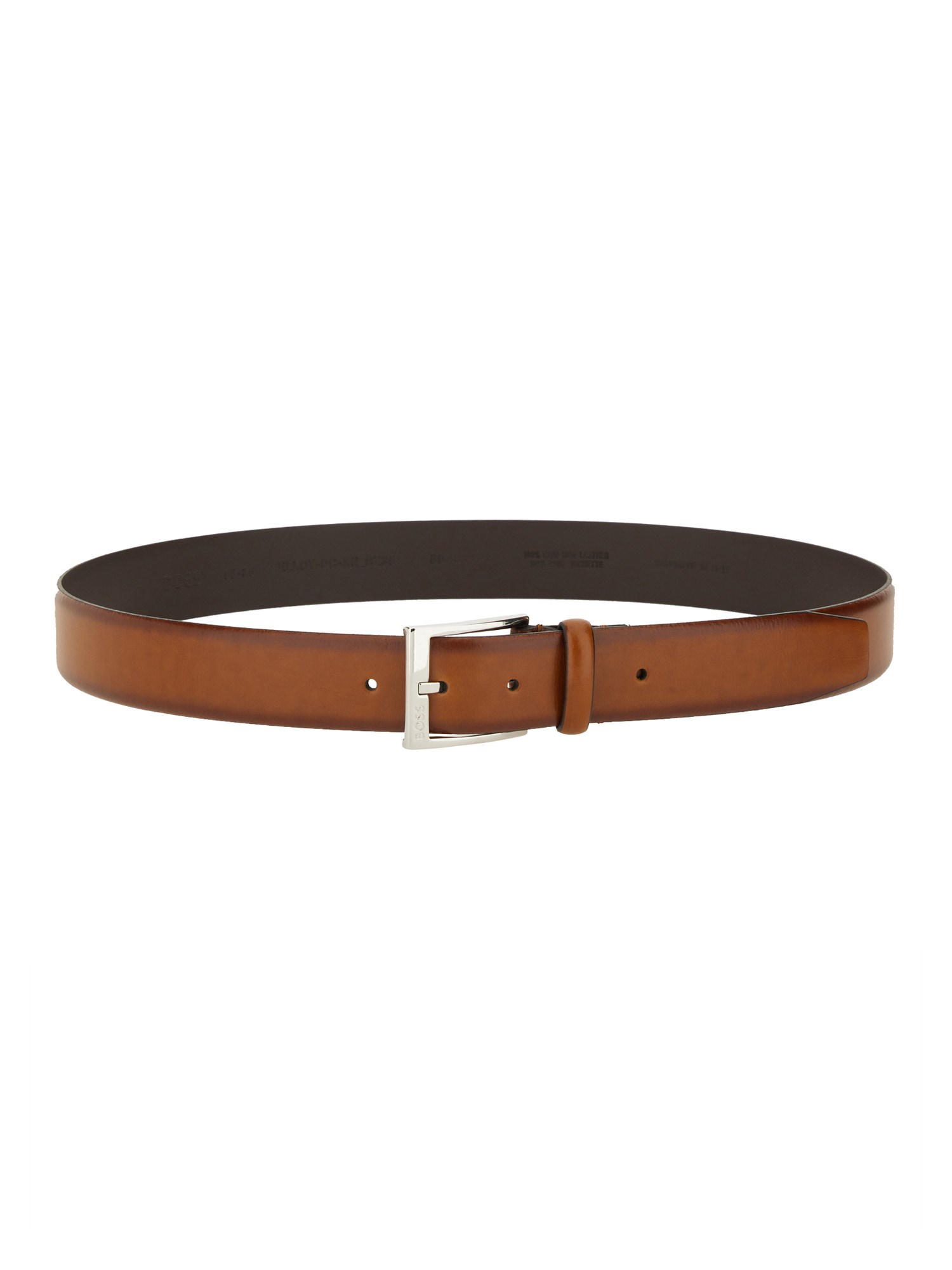 Hugo Boss Leather Belt In Brown