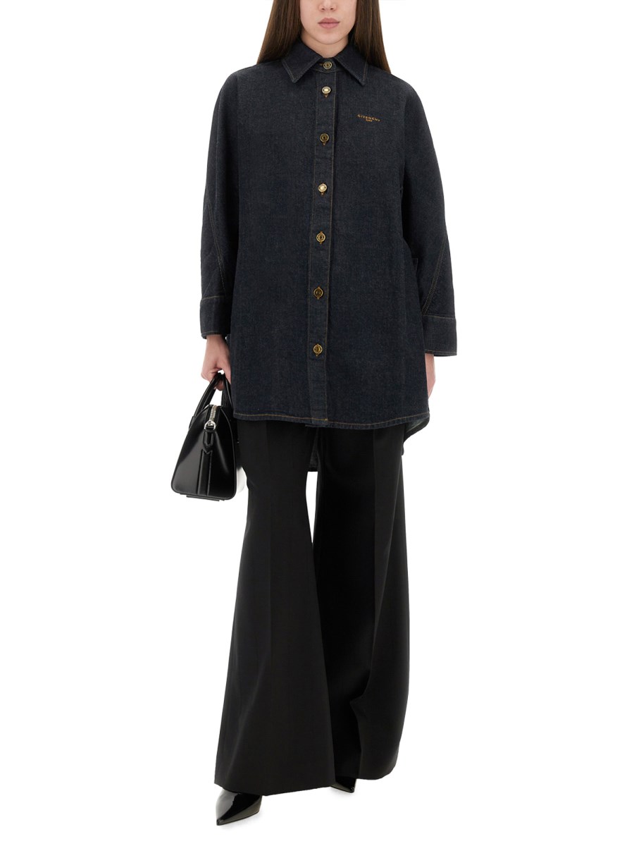 CAMICIA IN DENIM CON RICAMO