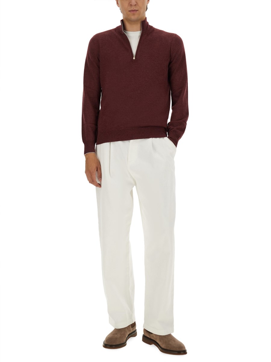 MAGLIA A COLLO ALTO IN CASHMERE 