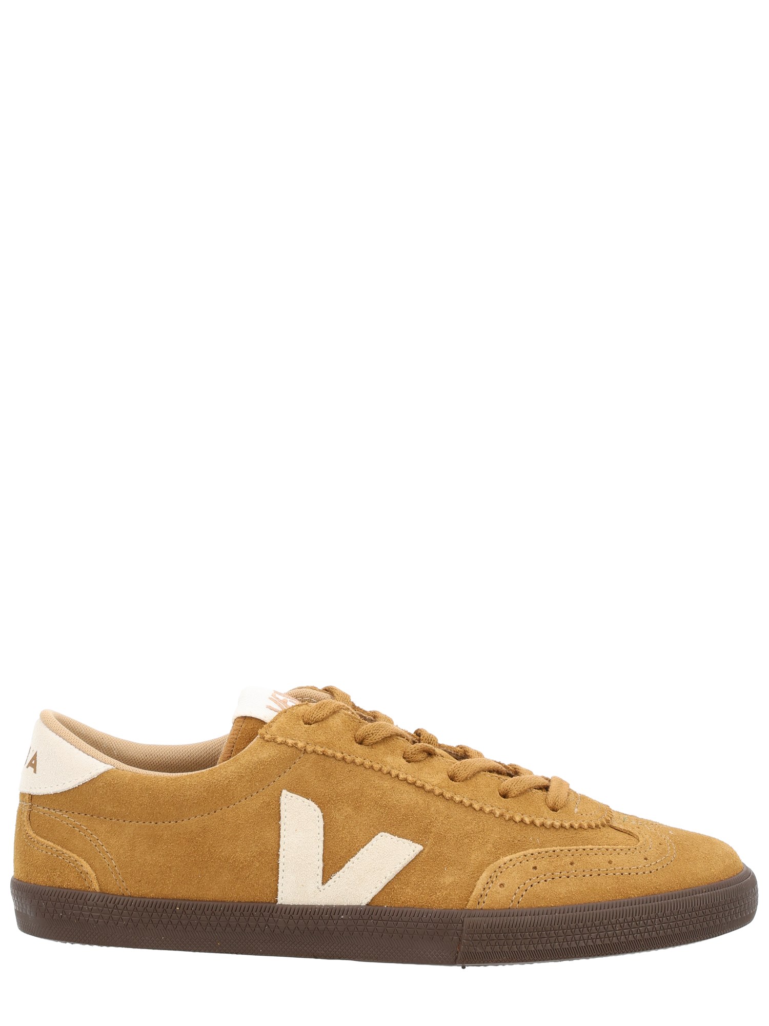 Veja Volley Sneakers In Beige Suede In Multi
