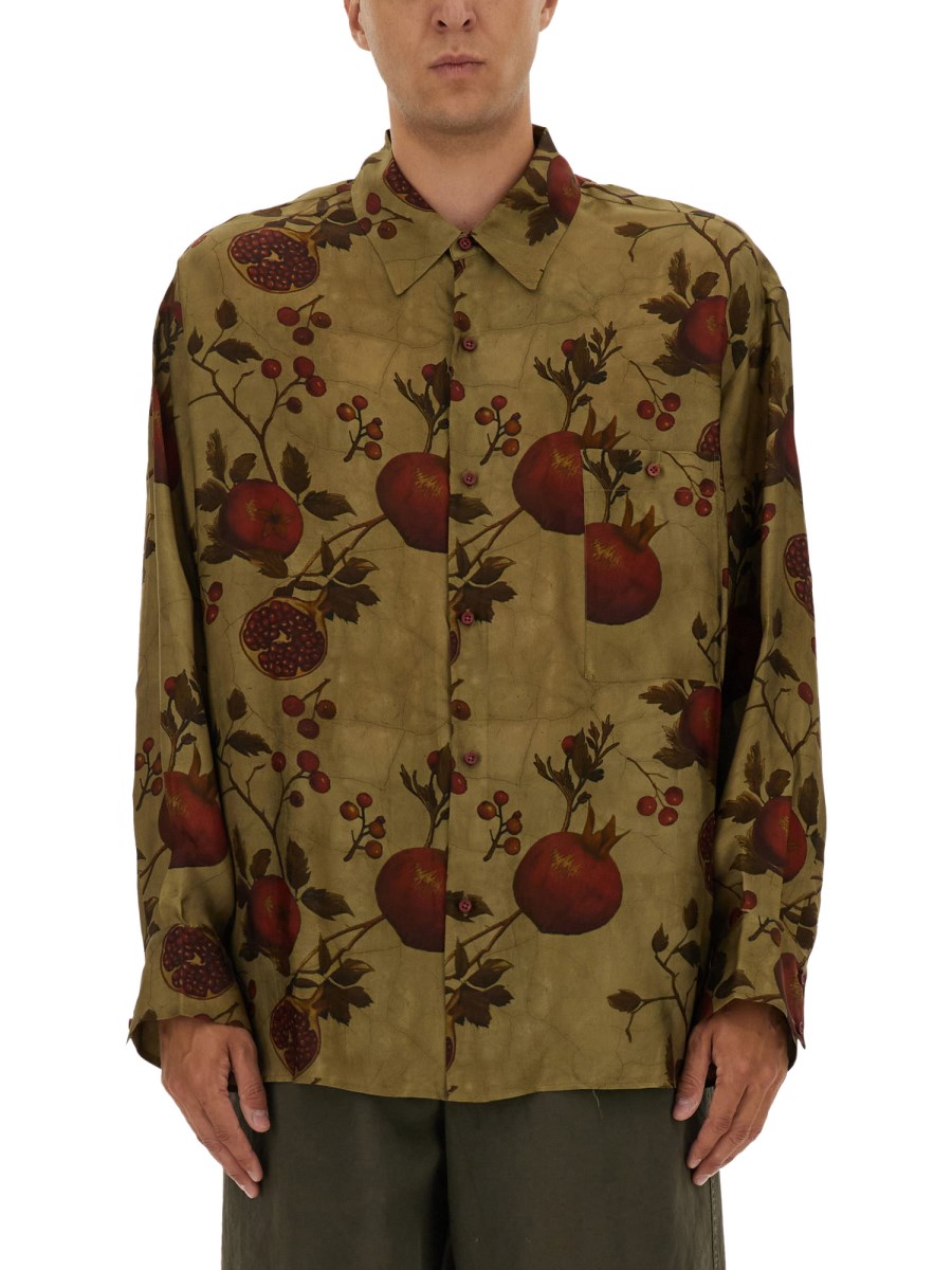CAMICIA CON STAMPA MELOGRANO