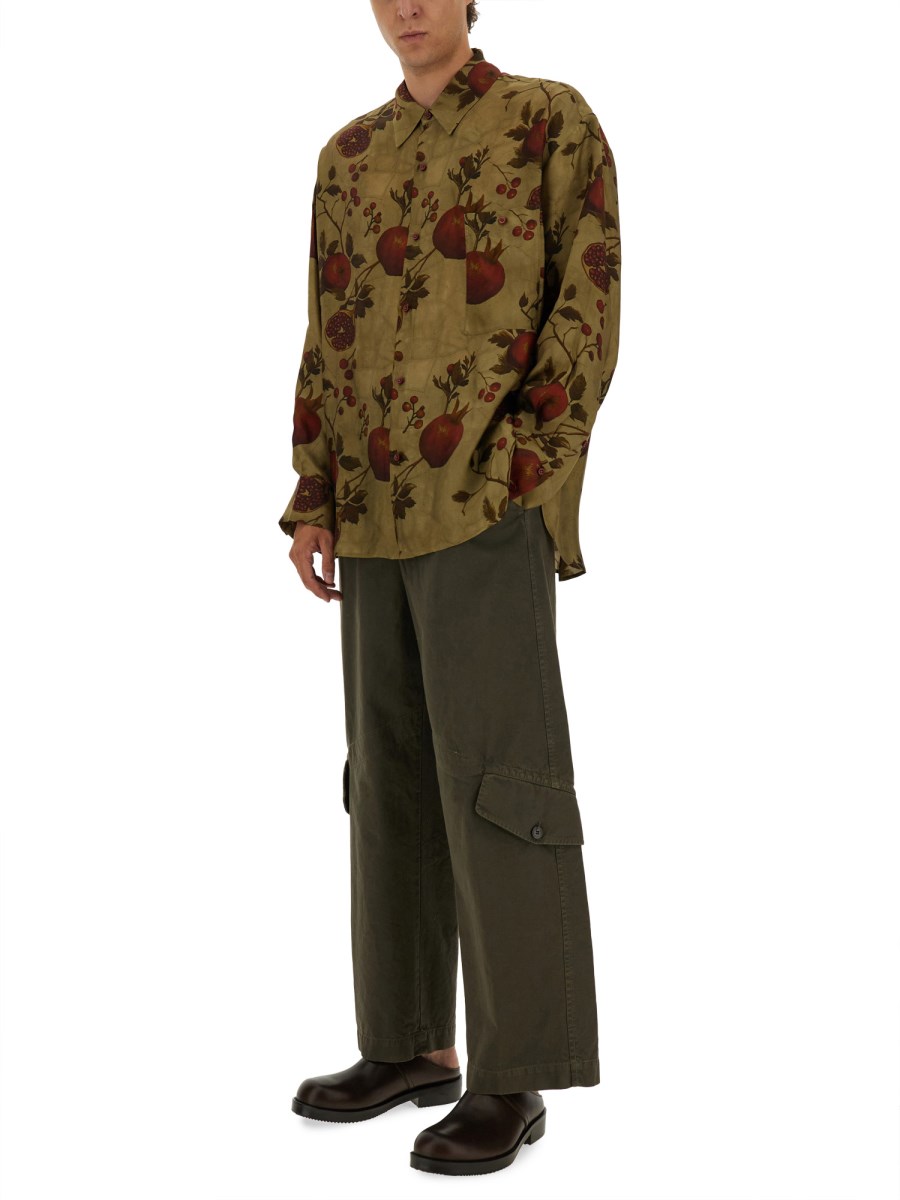 CAMICIA CON STAMPA MELOGRANO