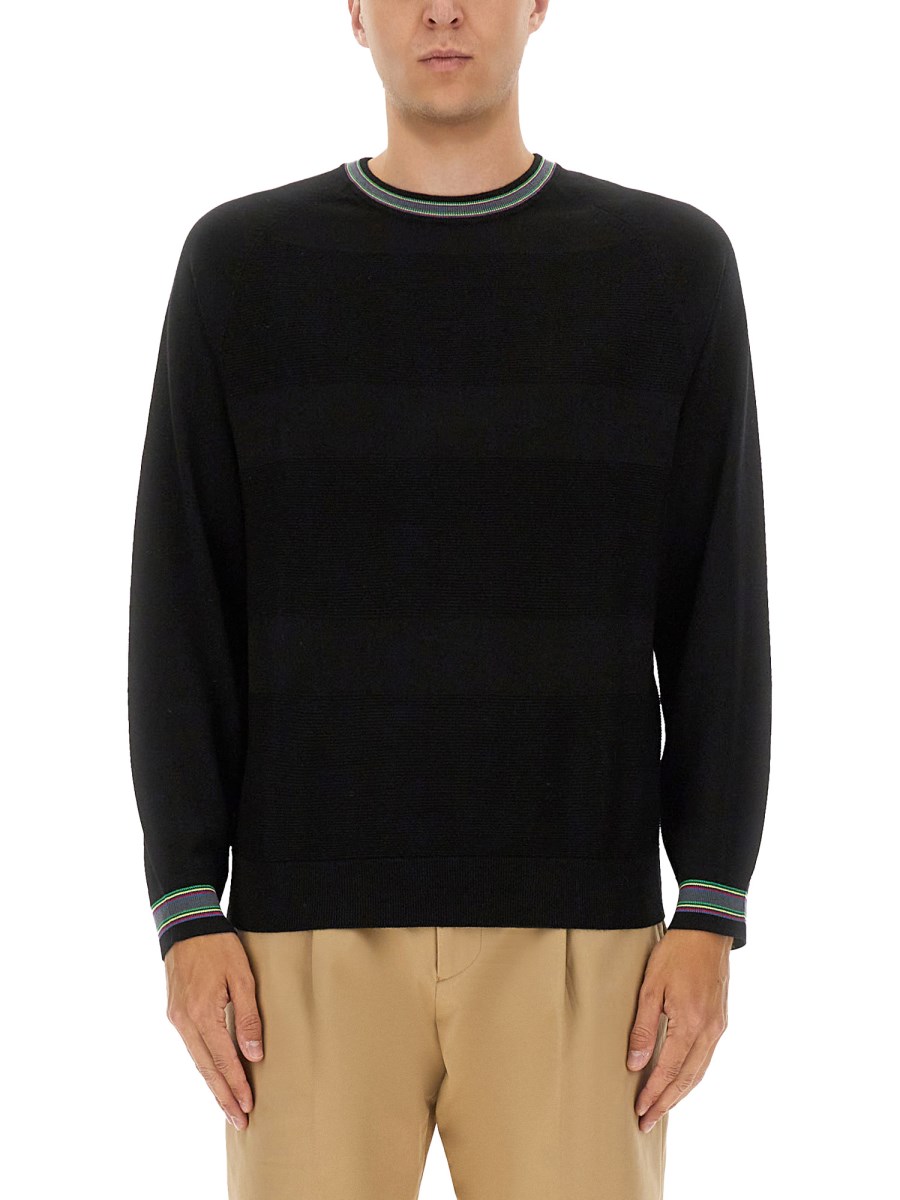 MAGLIA IN LANA E COTONE 