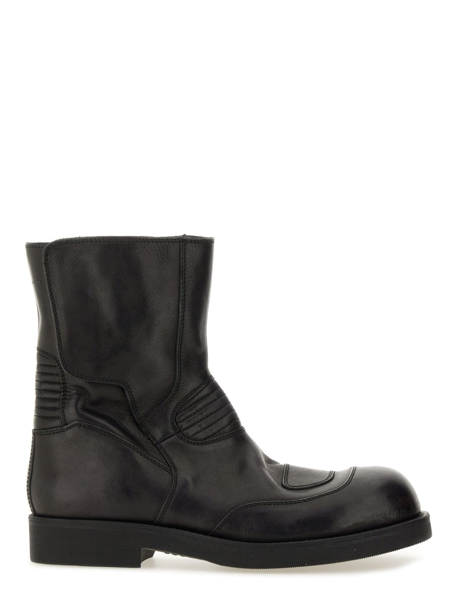 STIVALE DA BIKER IN PELLE