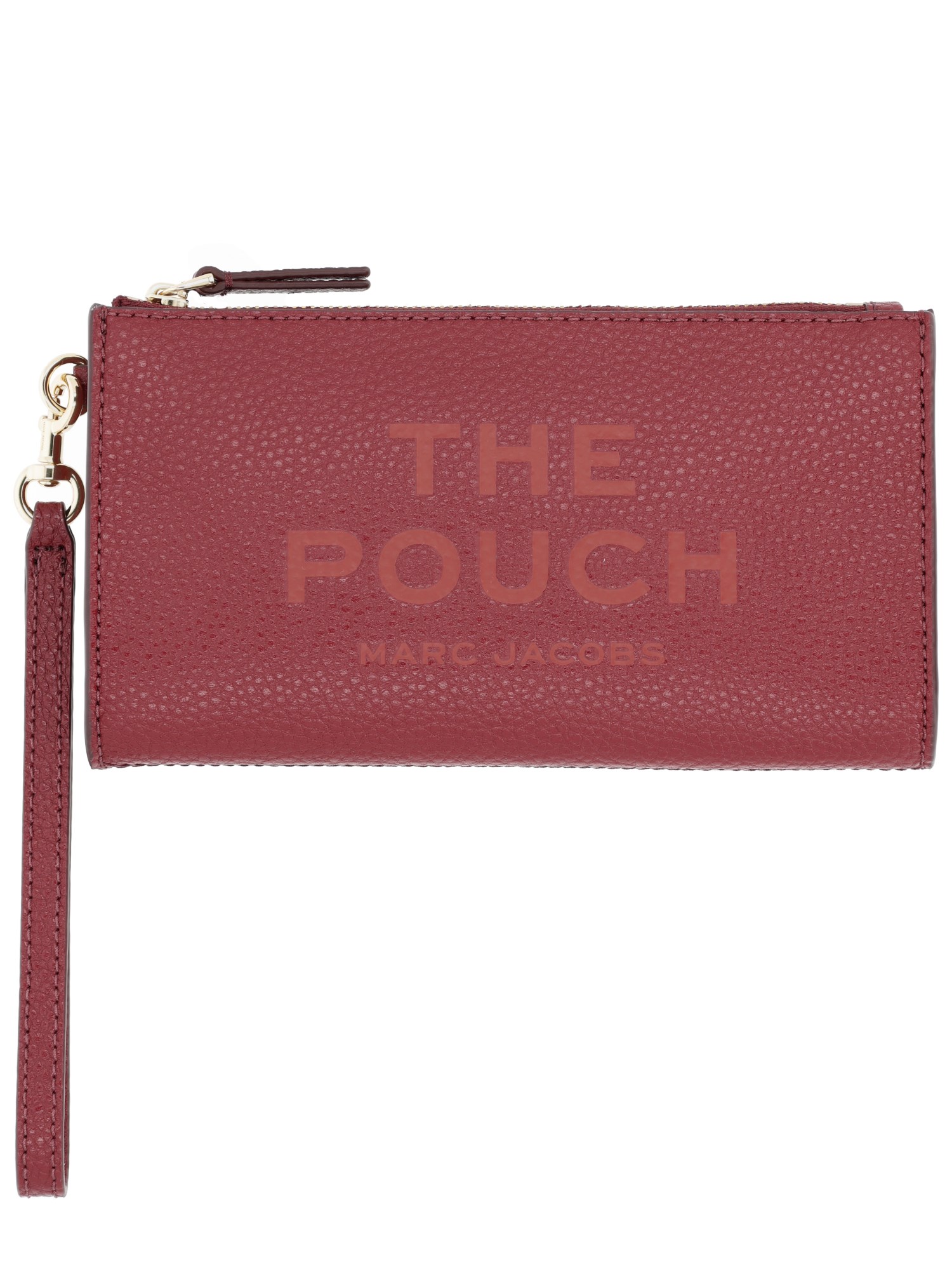 Marc Jacobs Leather Pouch In Purple
