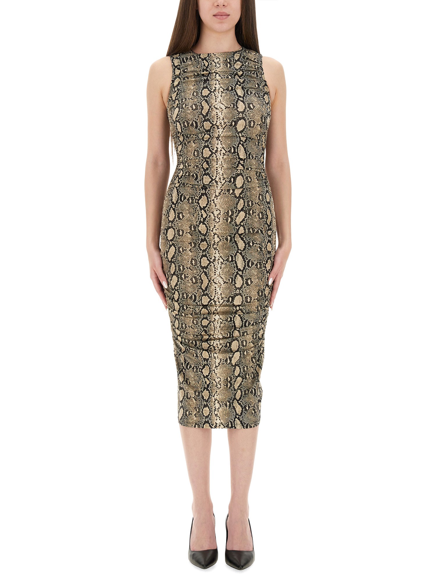 michael by michael kors animal print dress