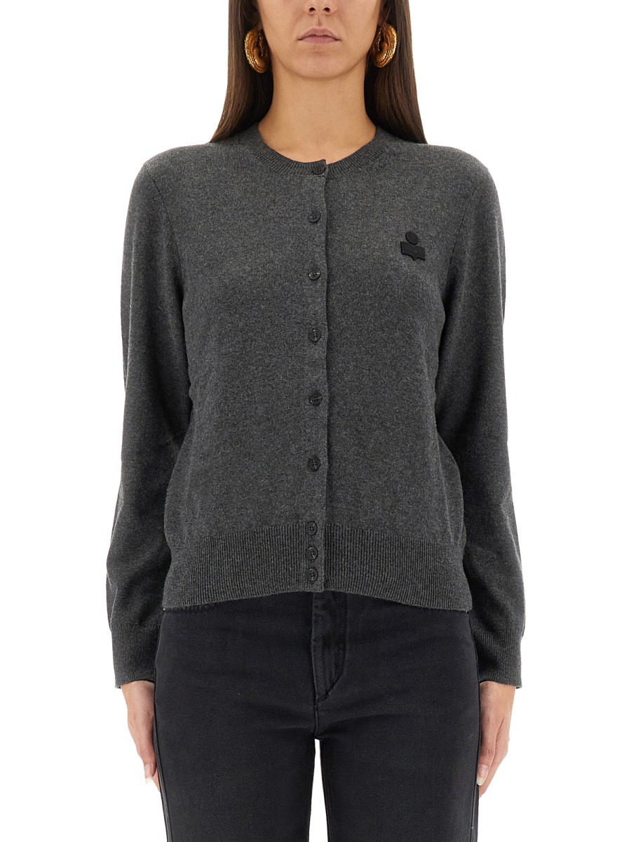 CARDIGAN MONA CON LOGO
