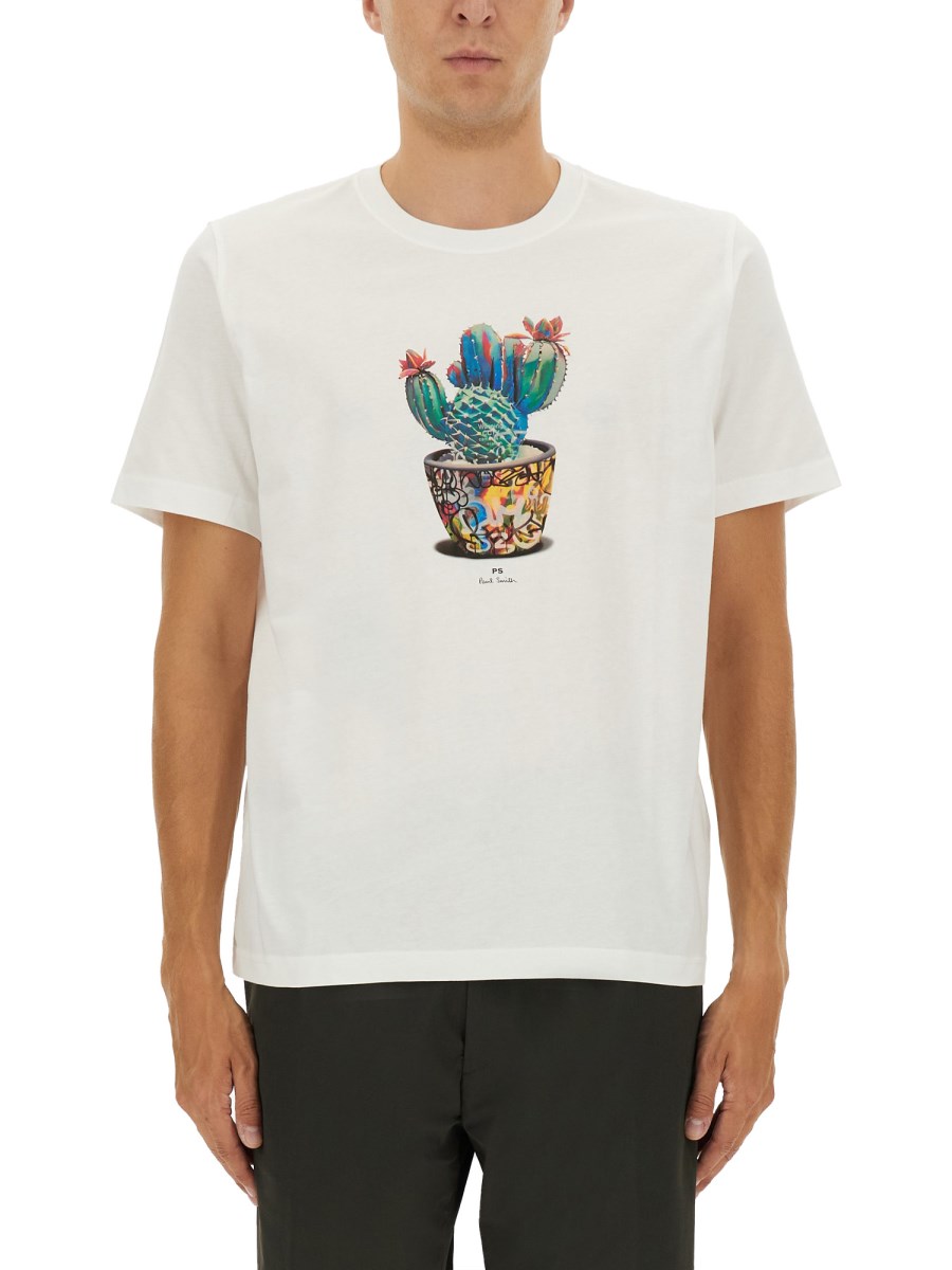 T-SHIRT CON STAMPA CACTUS