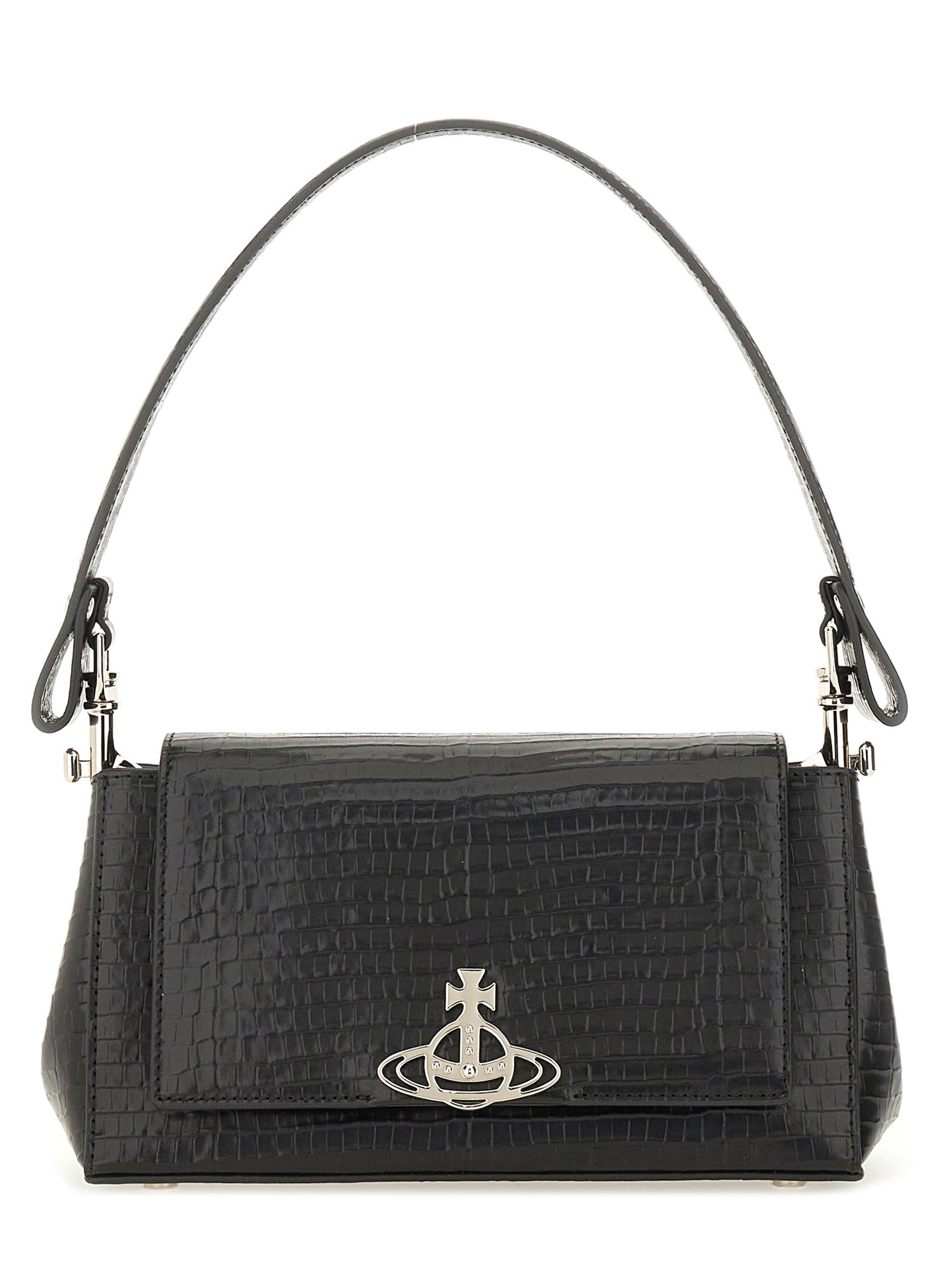 Vivienne Westwood Hazel Small Handbag In Black
