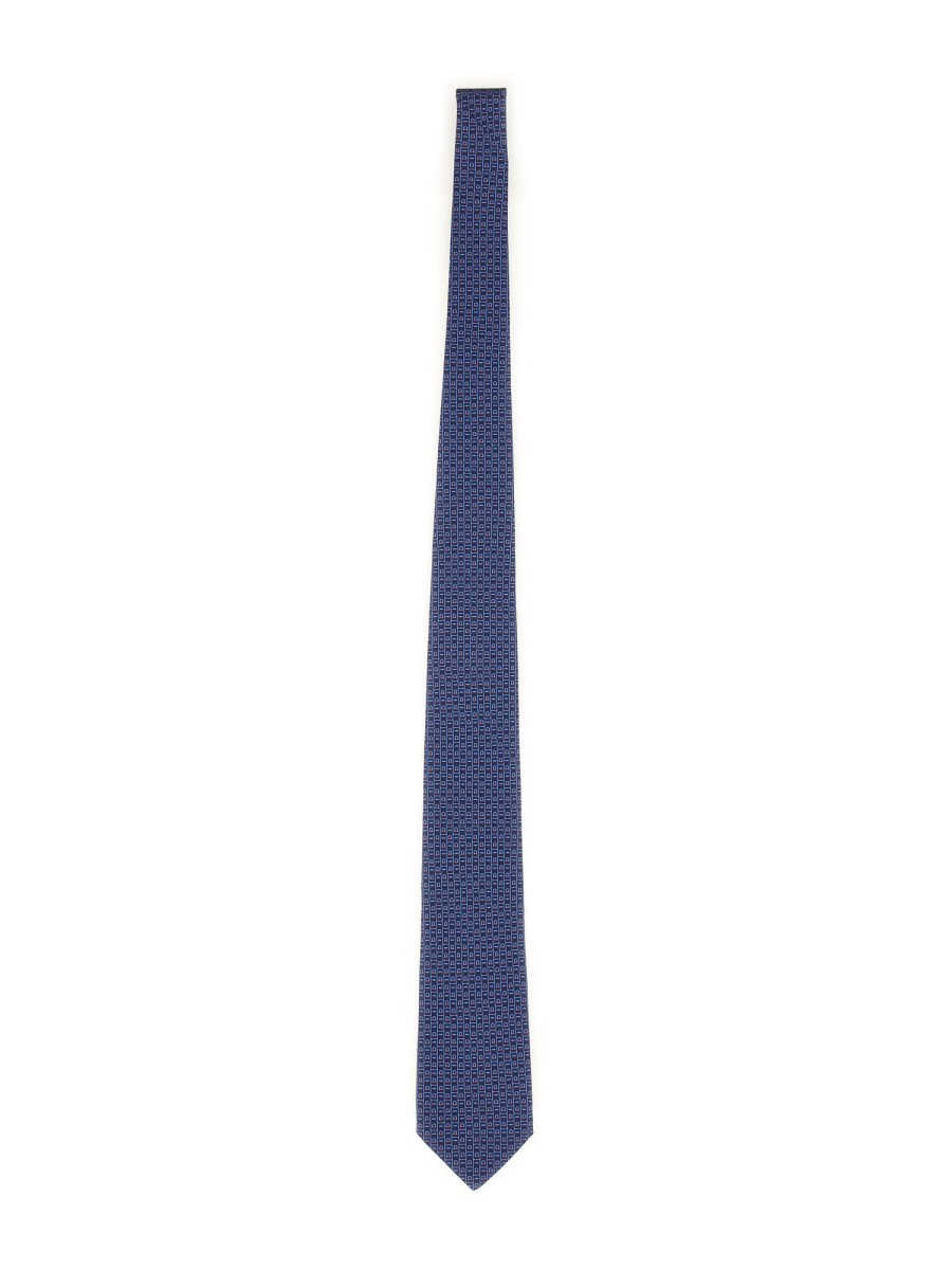 CRAVATTA CON STAMPA LOGO 