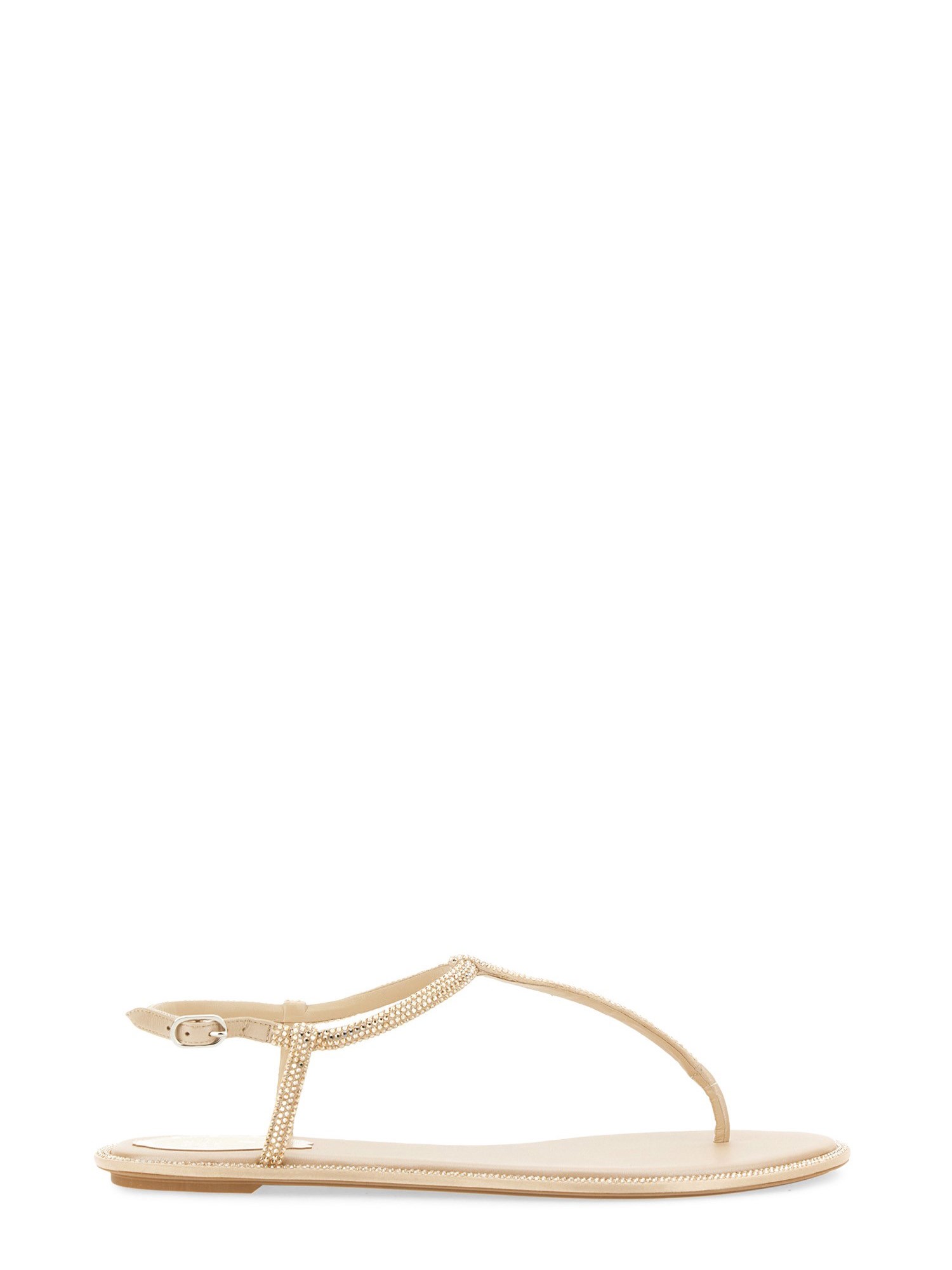 René Caovilla Sandal "diana" In Gold