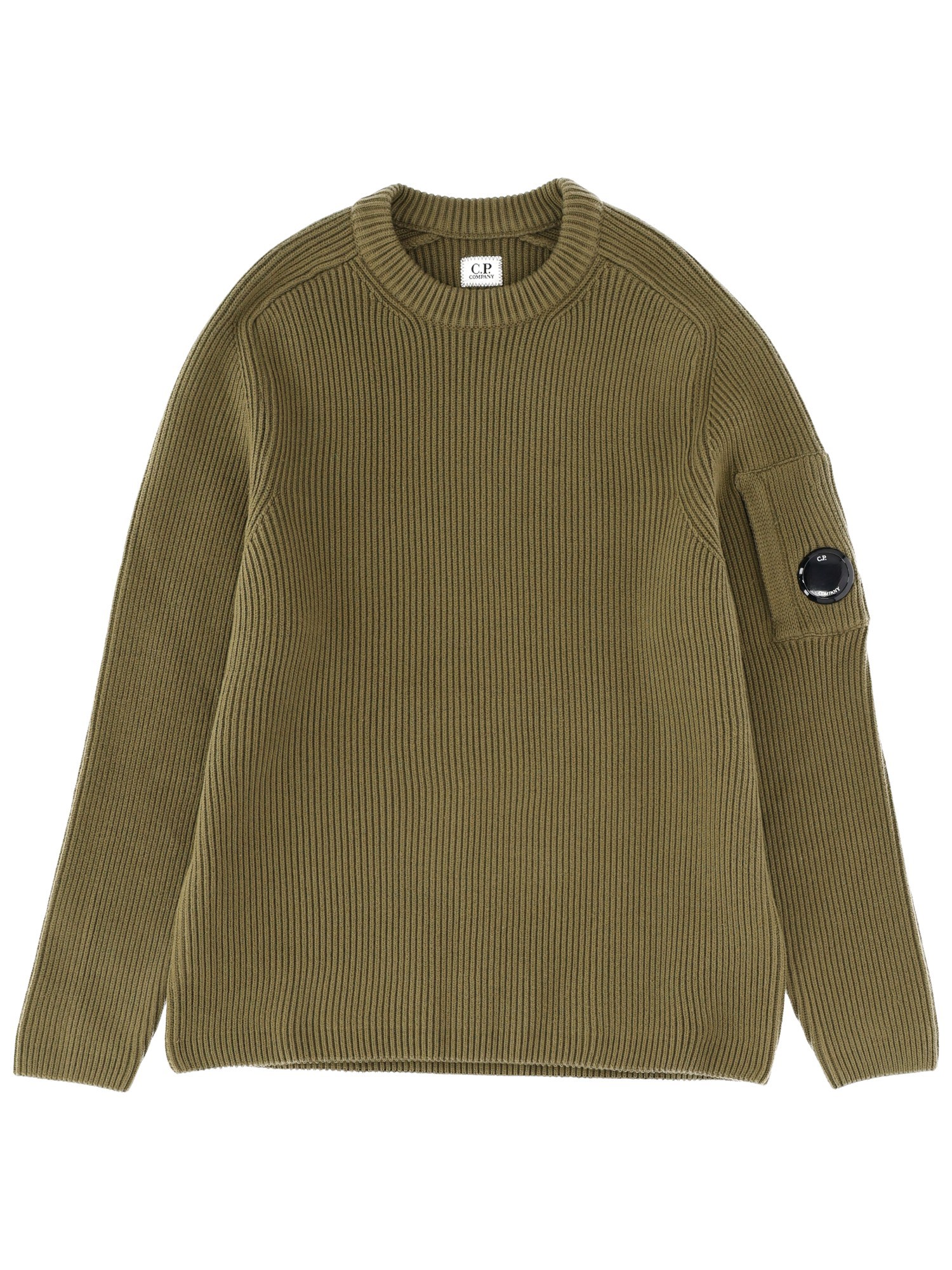 C.p. Company C. P. Company Cotton Sweater In Green