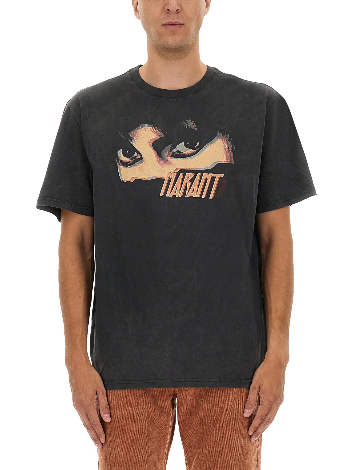 Isabel Marant "hugo-gb" T-shirt In Black