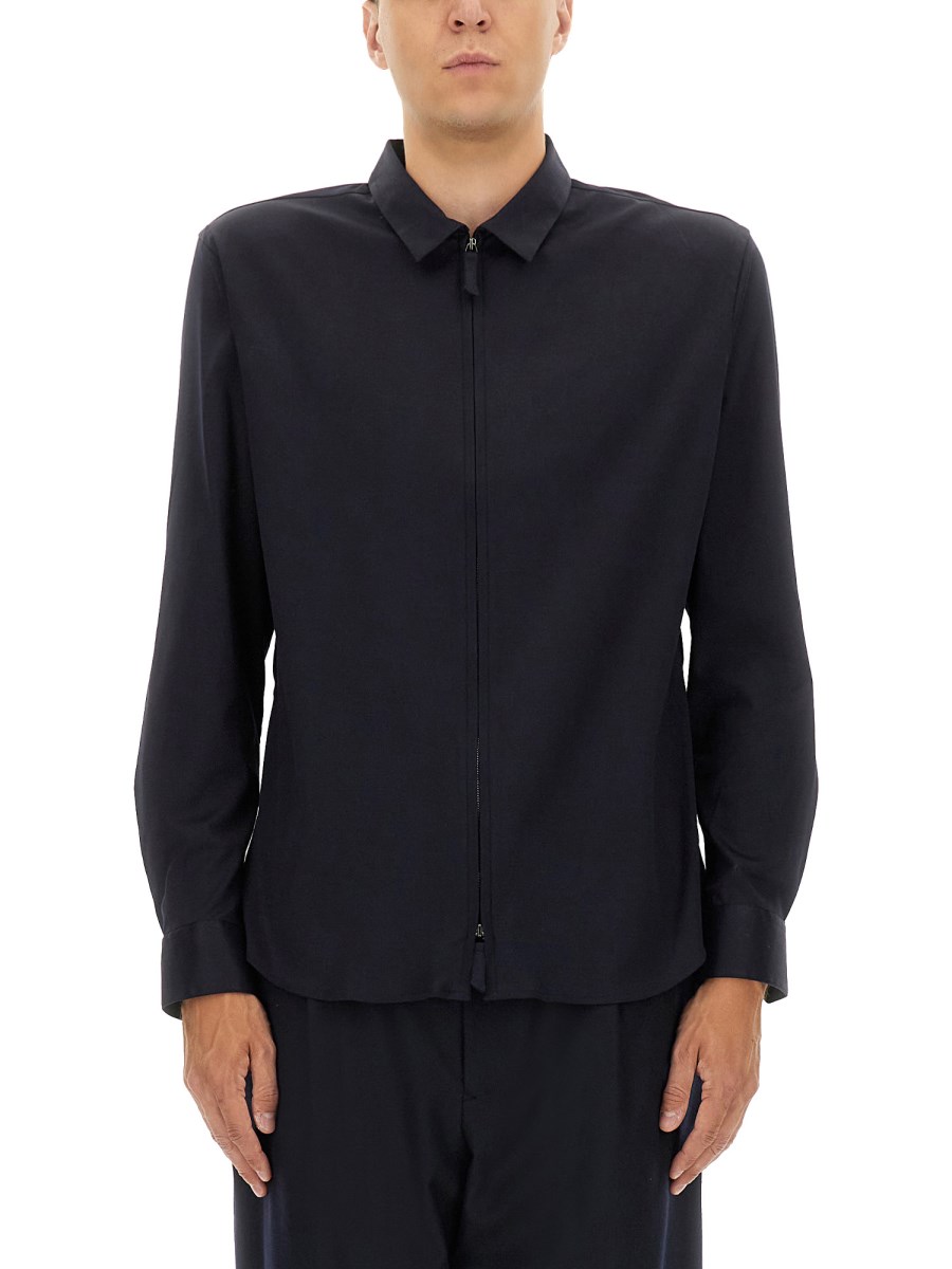 CAMICIA IN COTONE CON ZIP