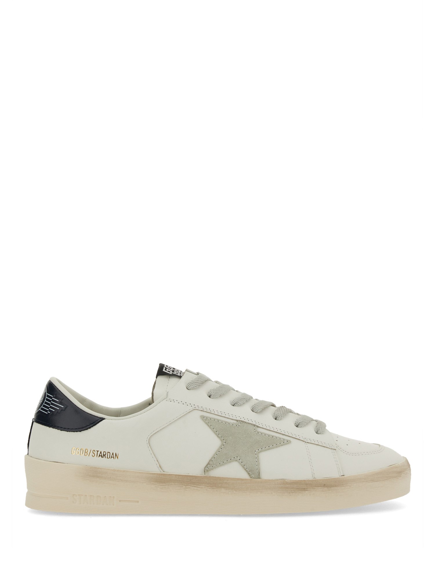 Golden Goose White Sneakers With Star Detail In Leather Man In White