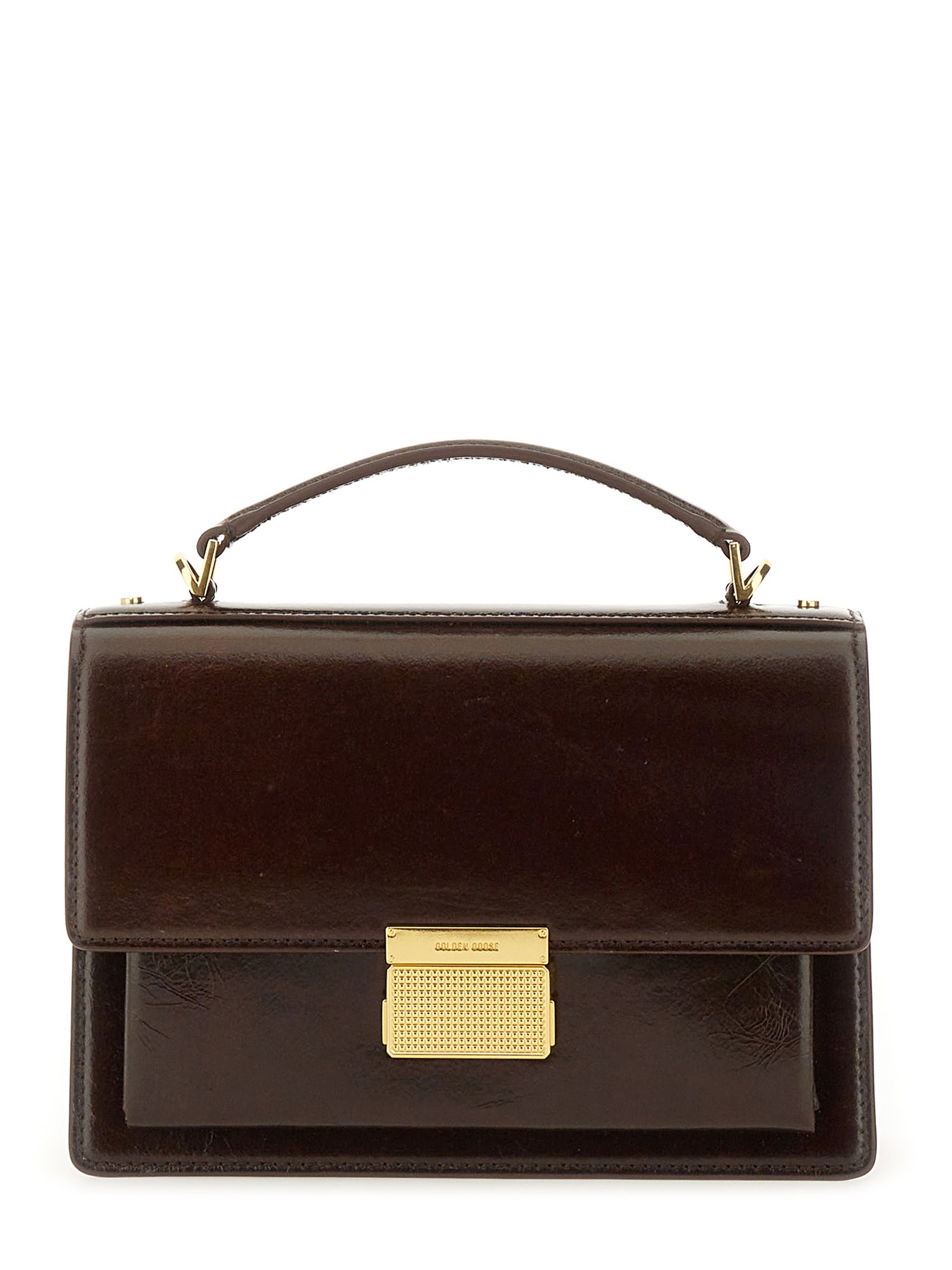 Golden Goose Shoulder Bags With Adjustable Strap And Top Handle In Brown