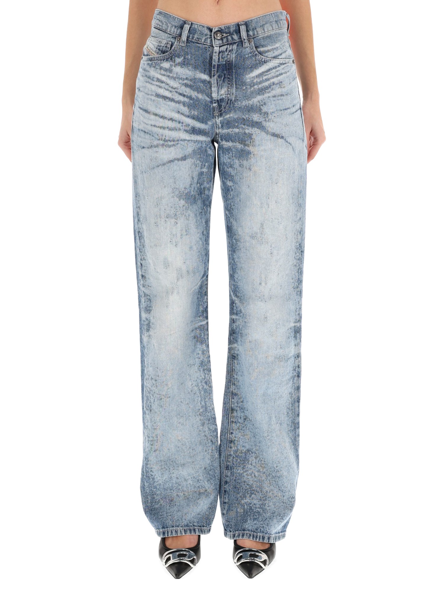 Diesel 1971 D-sent Light Blue Regular-fit Jeans In Blue