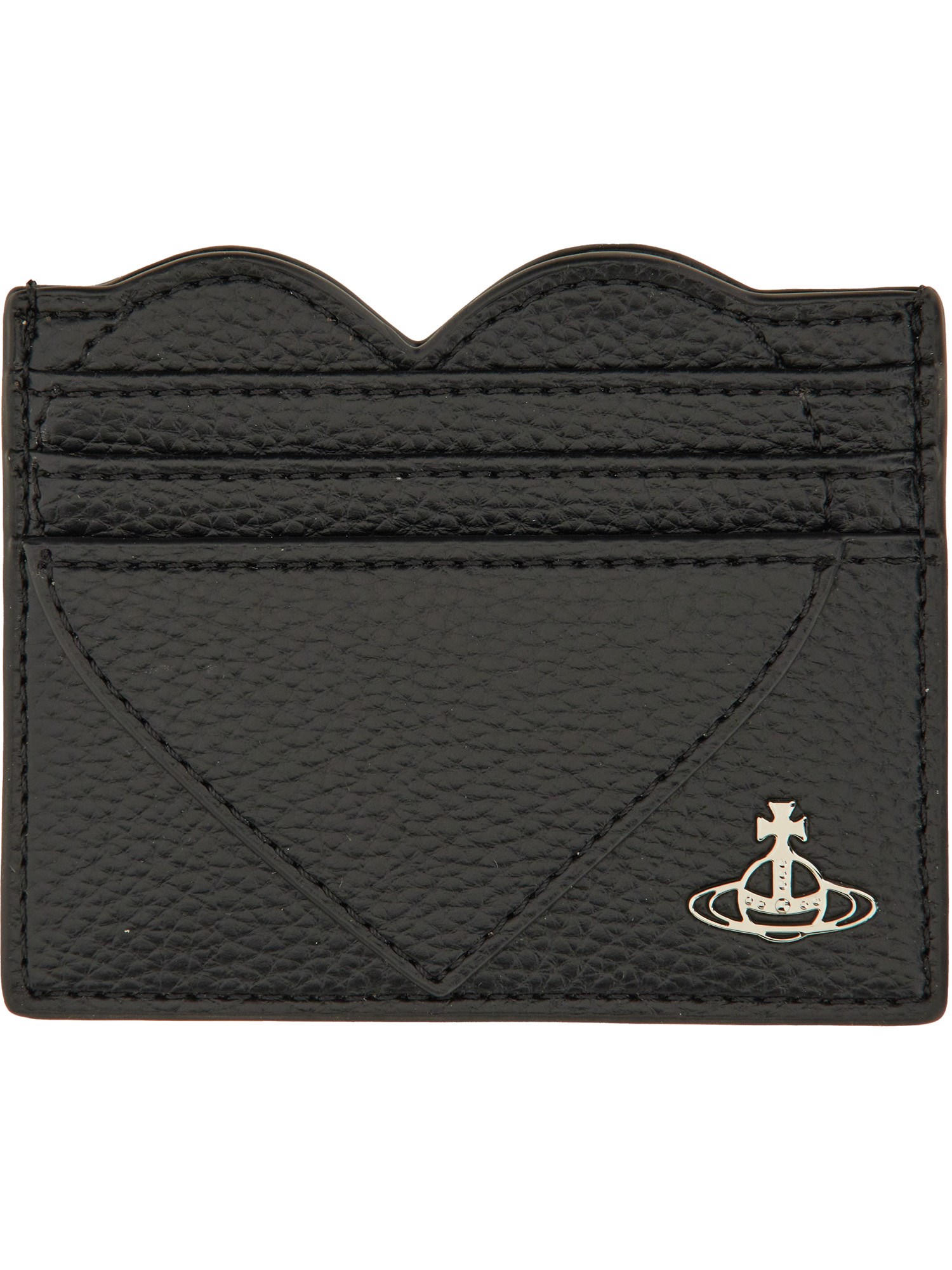 Vivienne Westwood Card Holder "heart" In Black