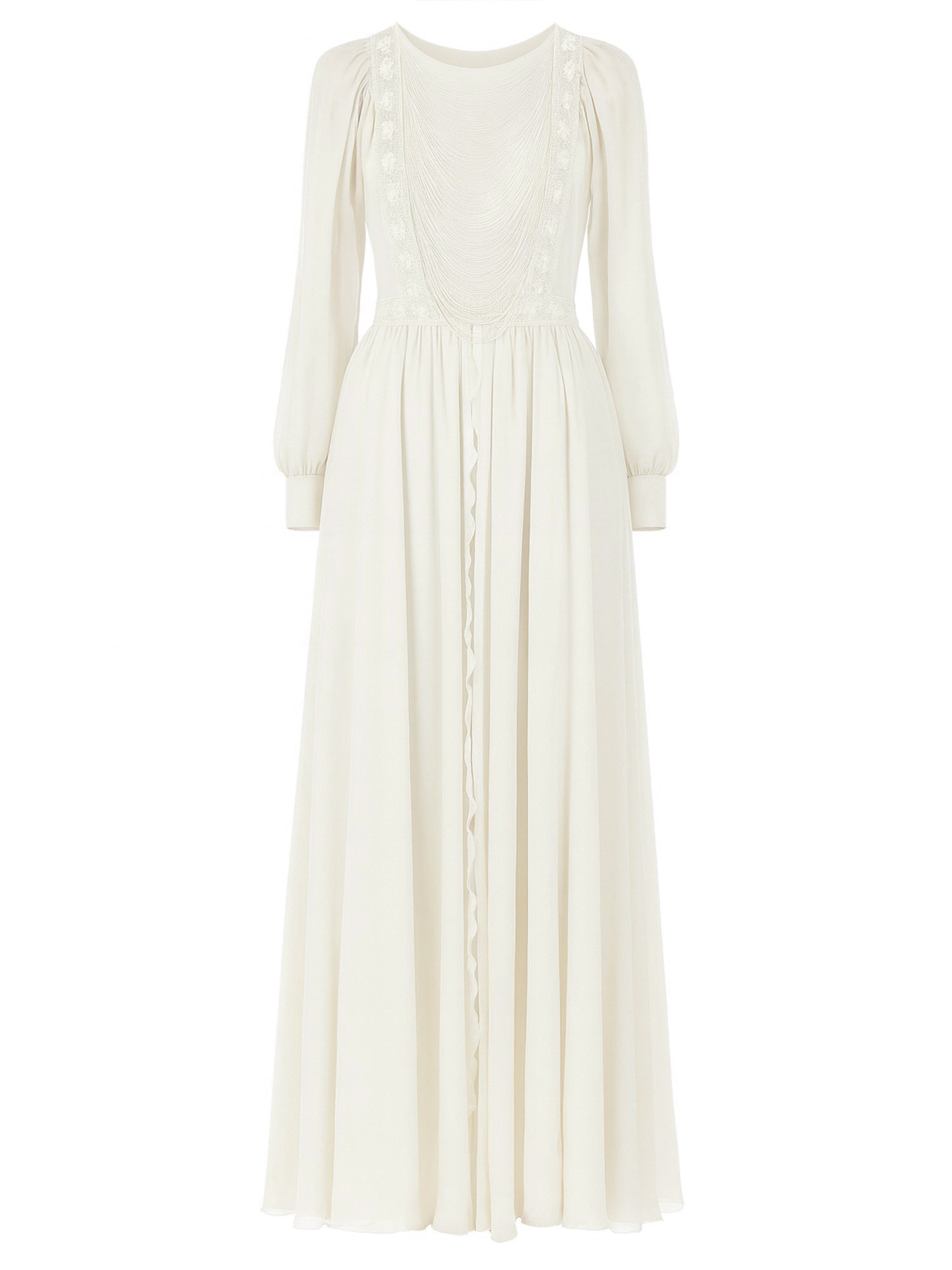 valentino silk long dress