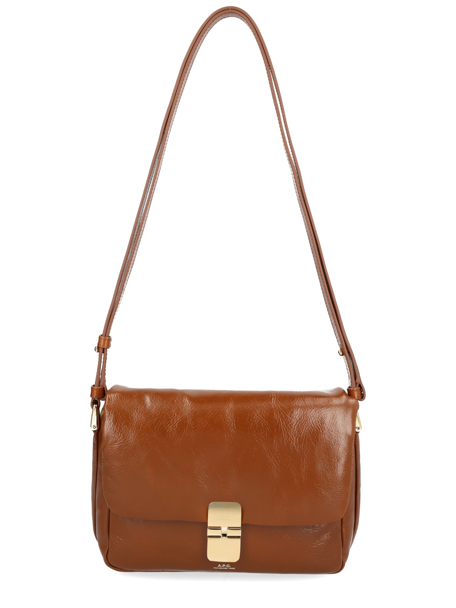Apc A.p.c. Brown Vachette Crossbody Bag In Brown