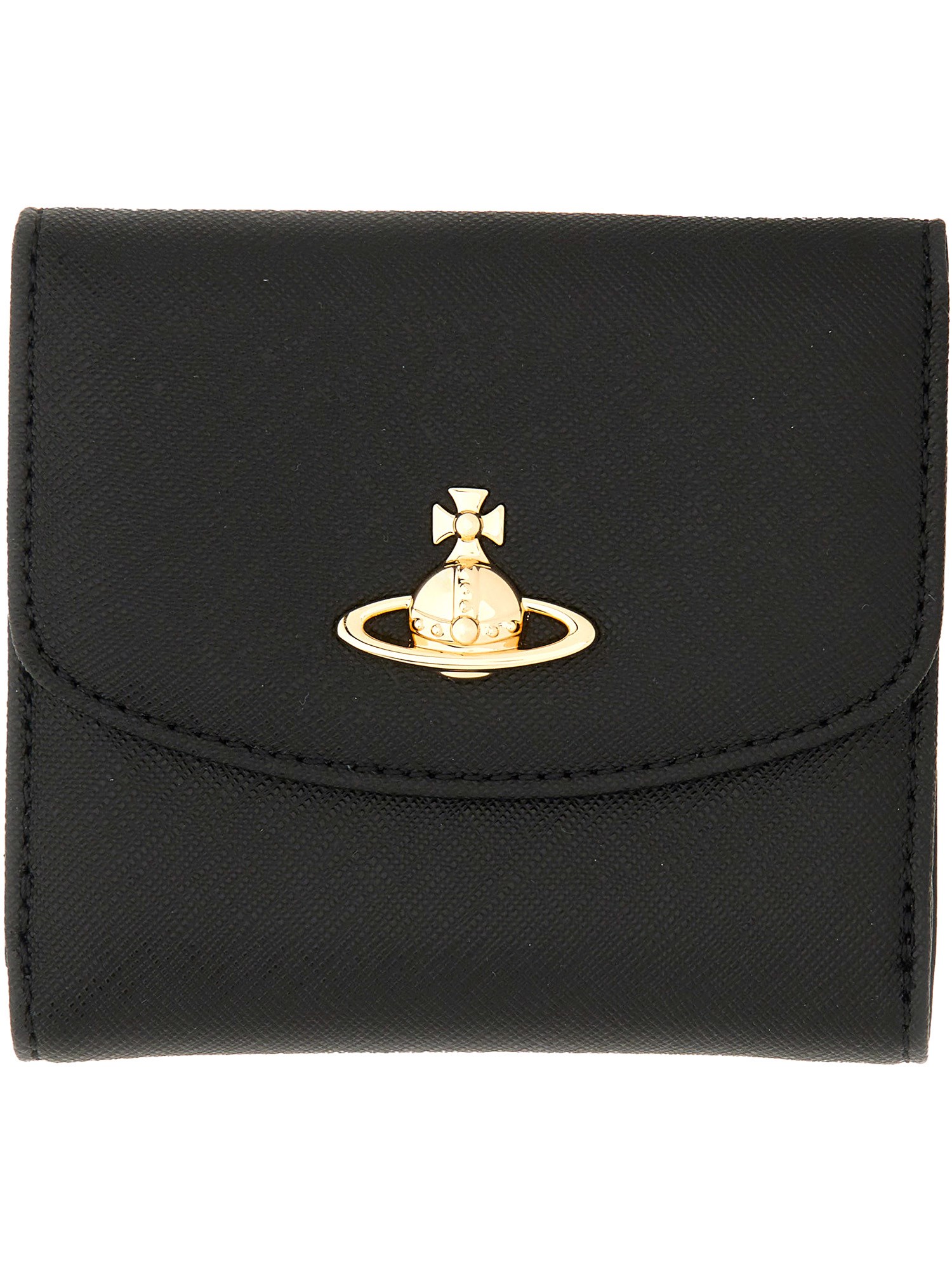 Vivienne Westwood Leather Wallet In Black