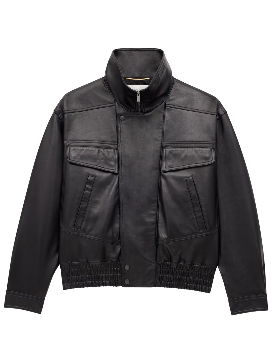 GIACCA BLOUSON COL MONTANT