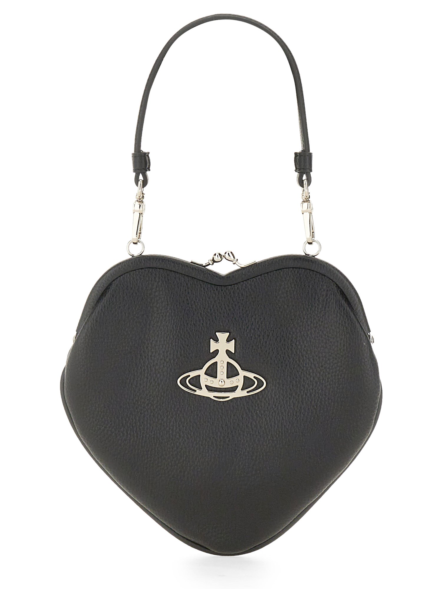Vivienne Westwood Borsa Belle Heart Frame In Black
