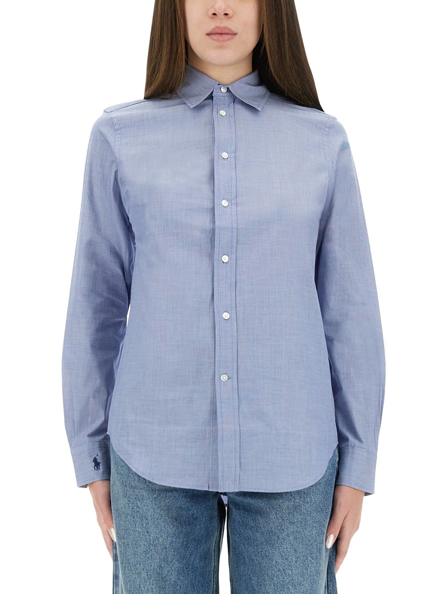 CAMICIA CON LOGO RICAMATO