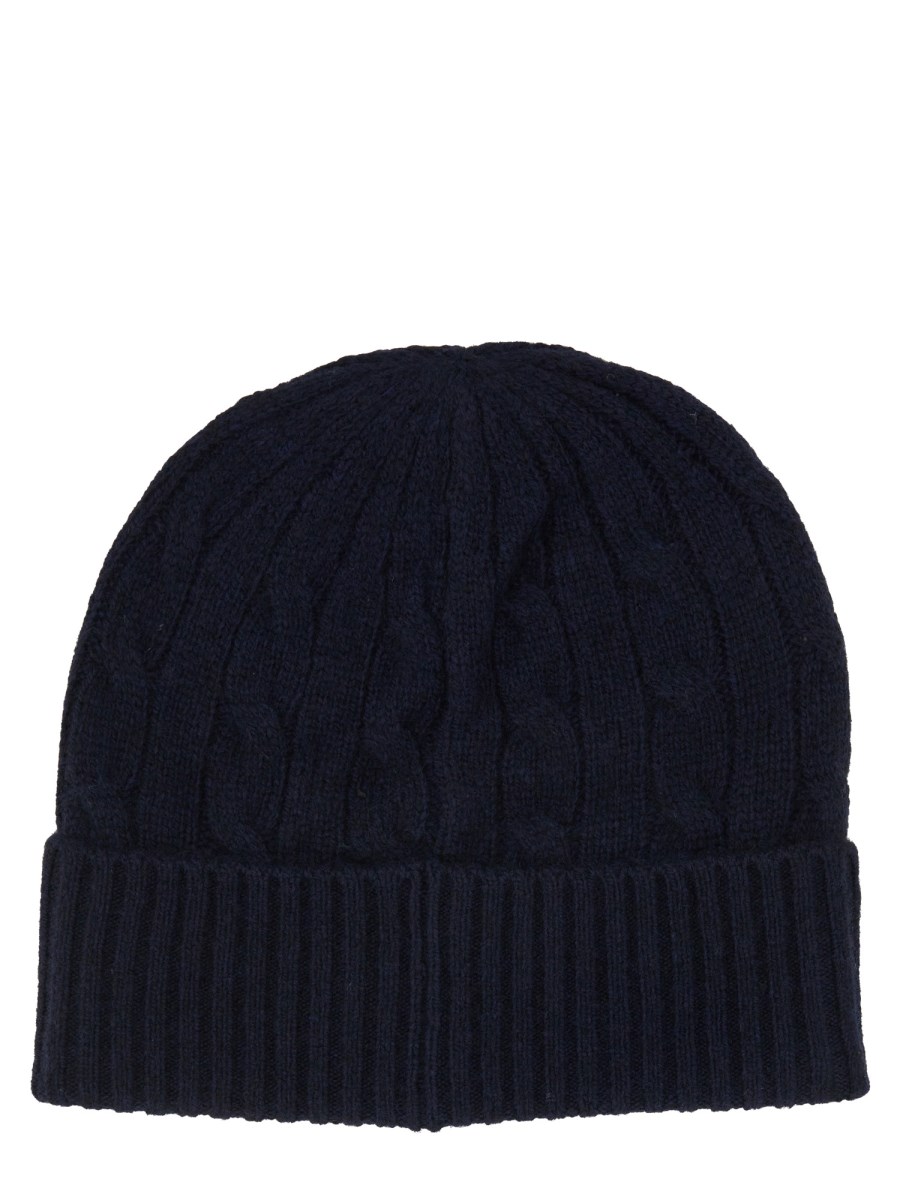 BERRETTO IN LANA E CASHMERE A TRECCE