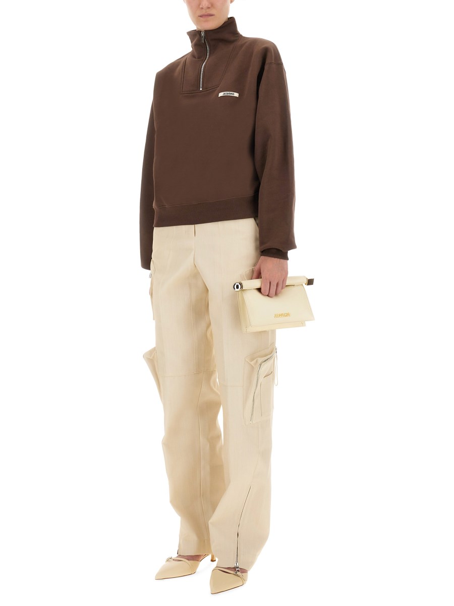 FELPA GROS GRAIN CON COLLO DOLCEVITA