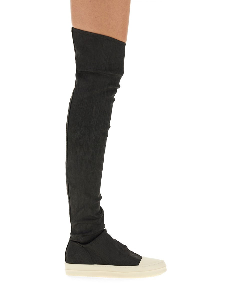 SNEAKER ALTE IN DENIM