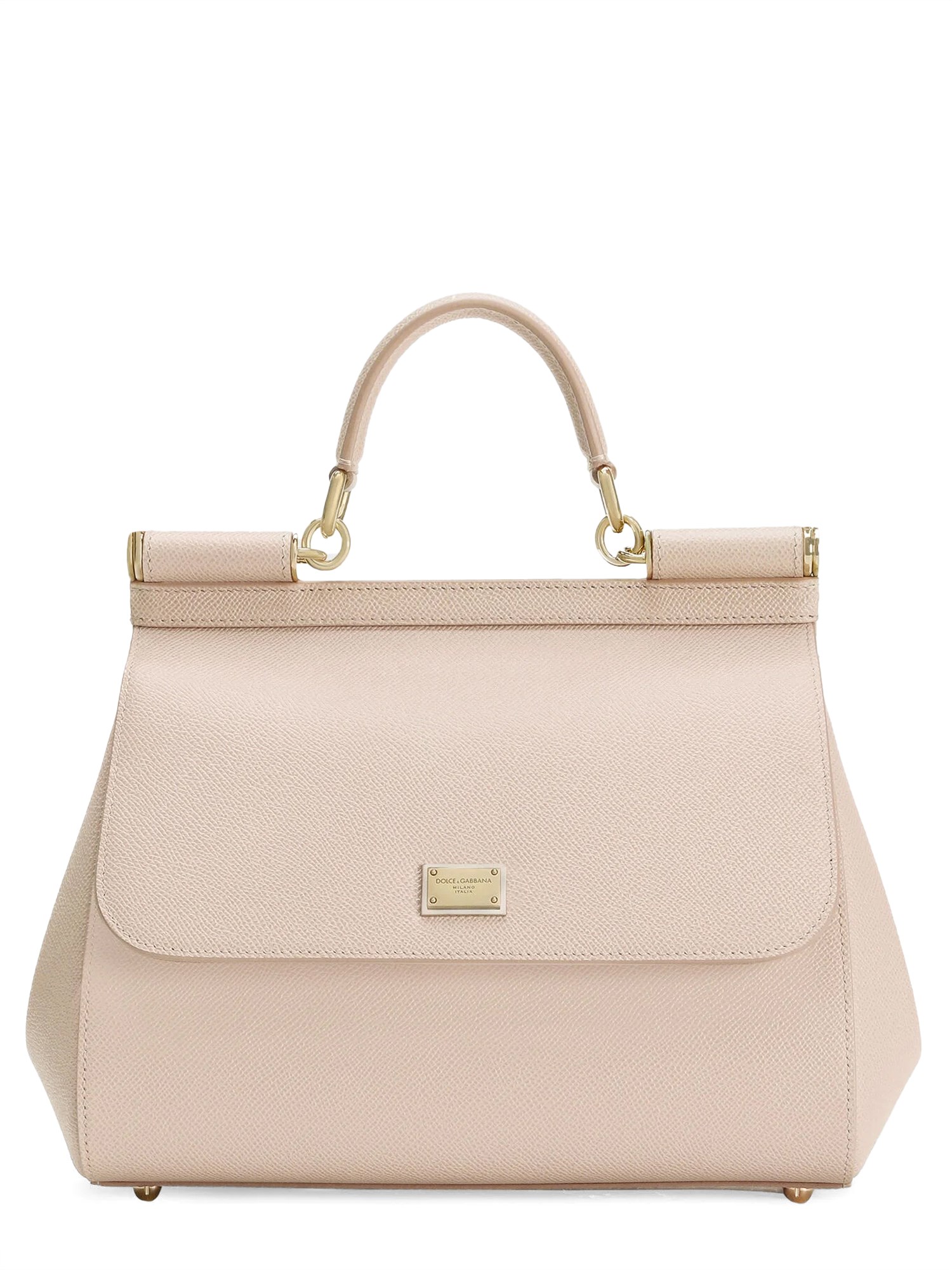 Dolce & Gabbana Large Sicily Hand Bag In Brown